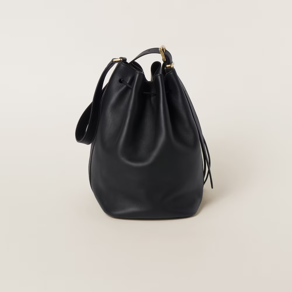MIU MIU Leather bucket bag