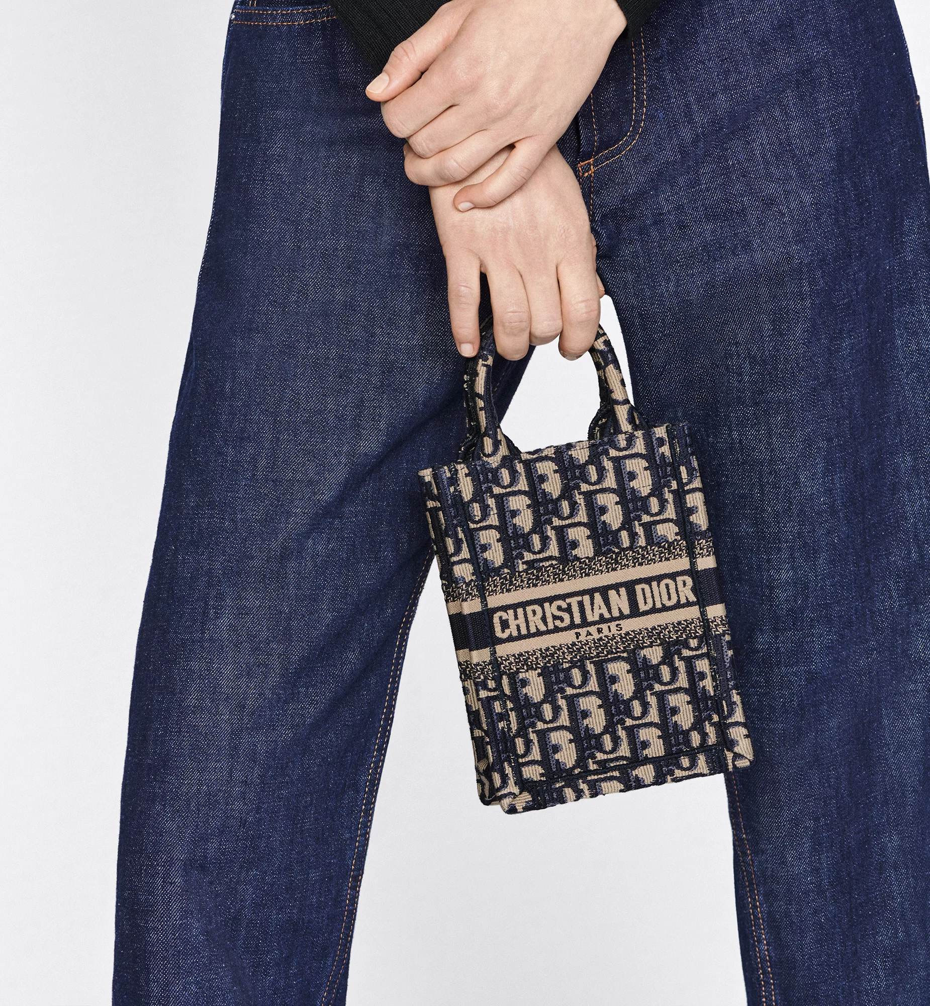 Mini Vertical Dior Book Tote