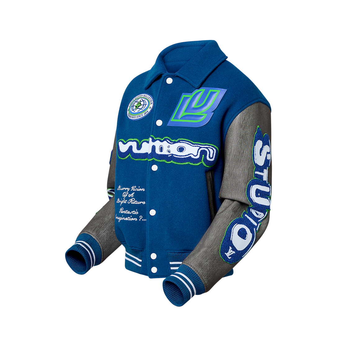 Embroidered Varsity Blouson