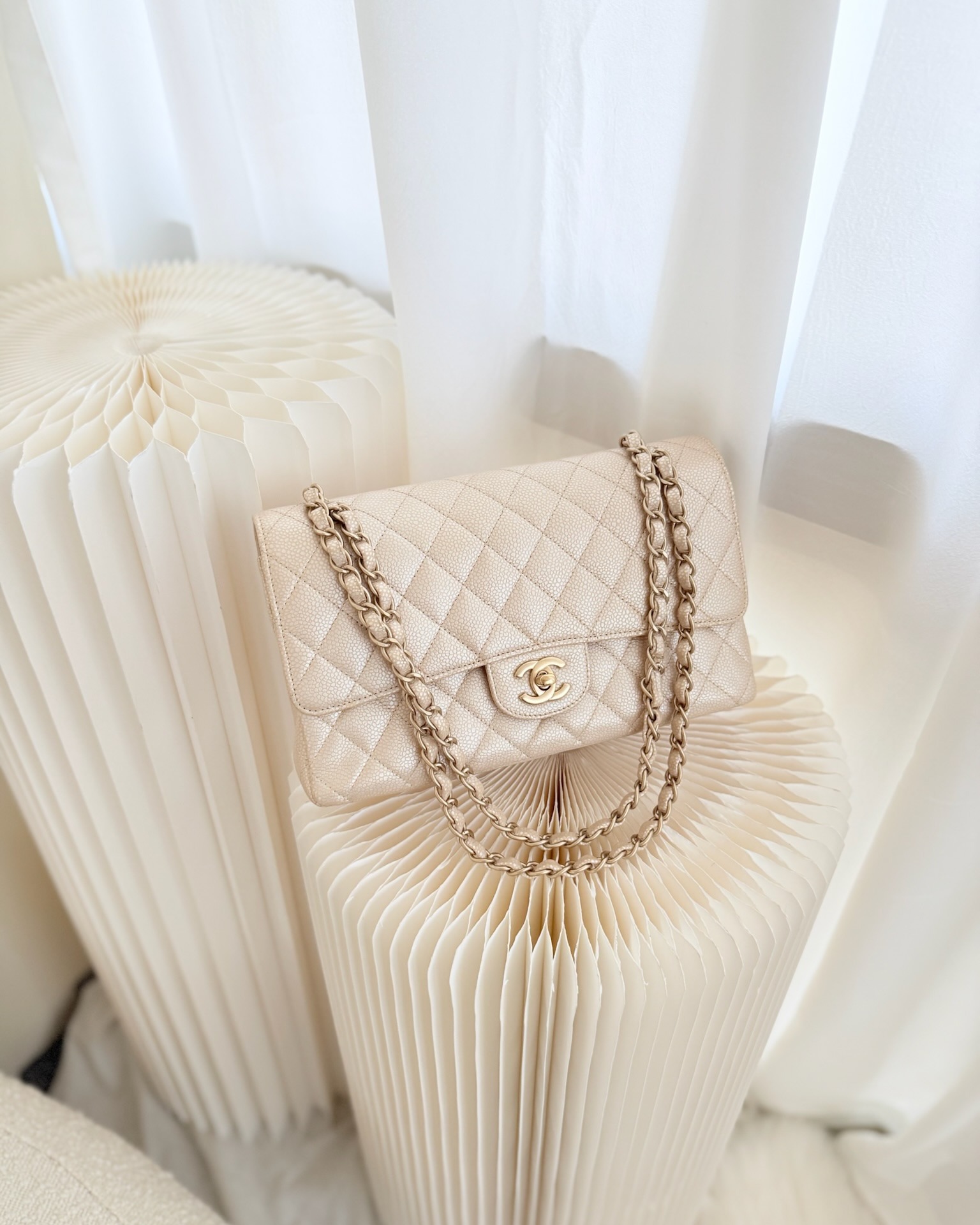 Chanel 19 Classic Medium Flap Caviar Bag