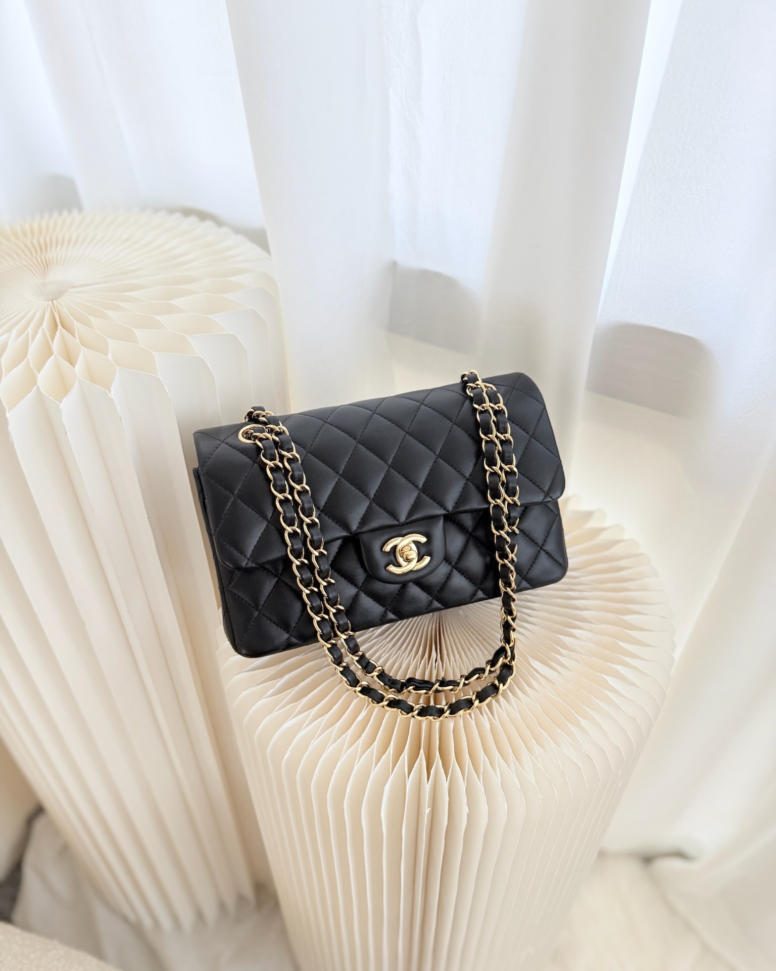 Chanel Small Classic Flap Lambskin Bag