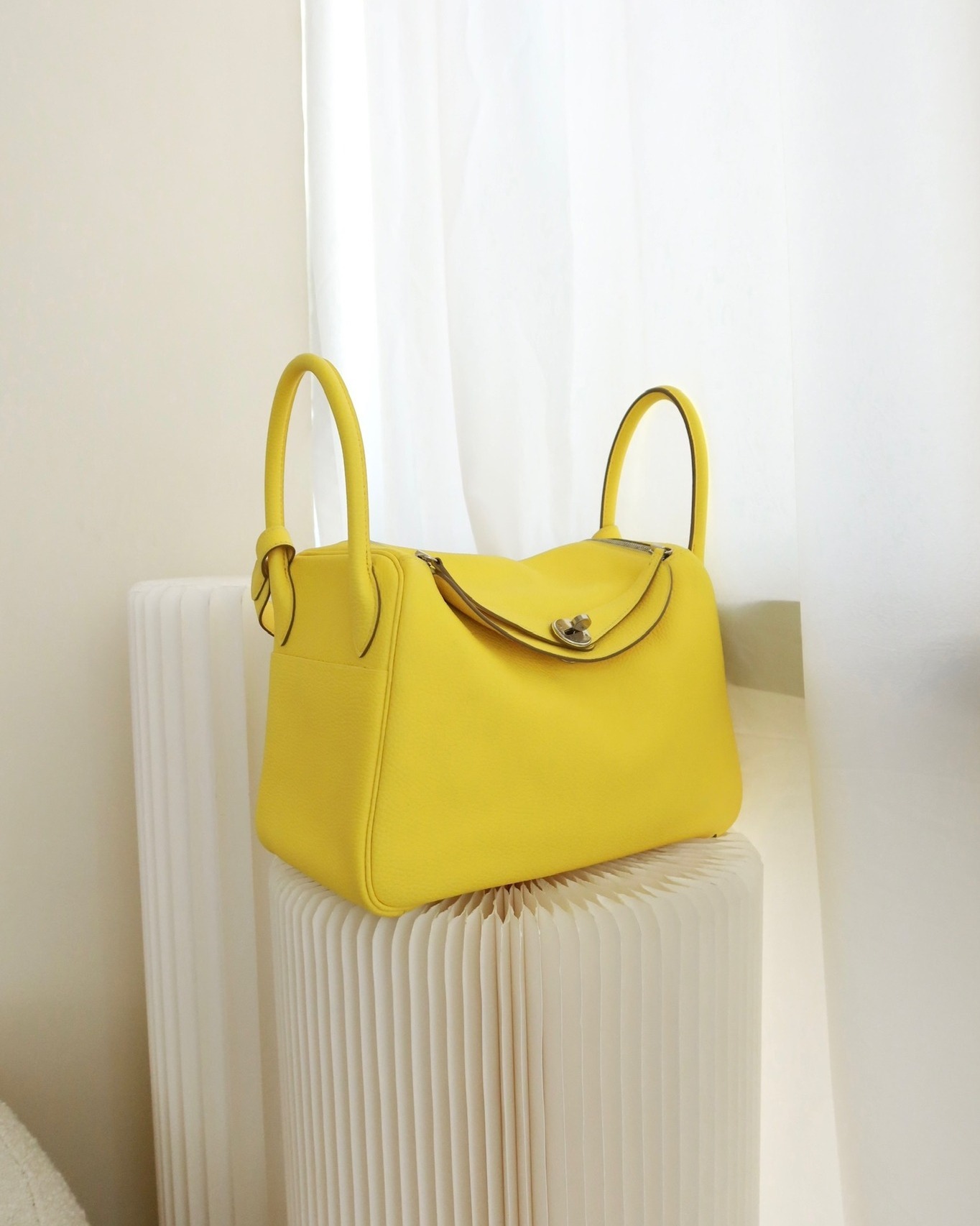 Hermès Lindy 30 Celemence Lime 9R