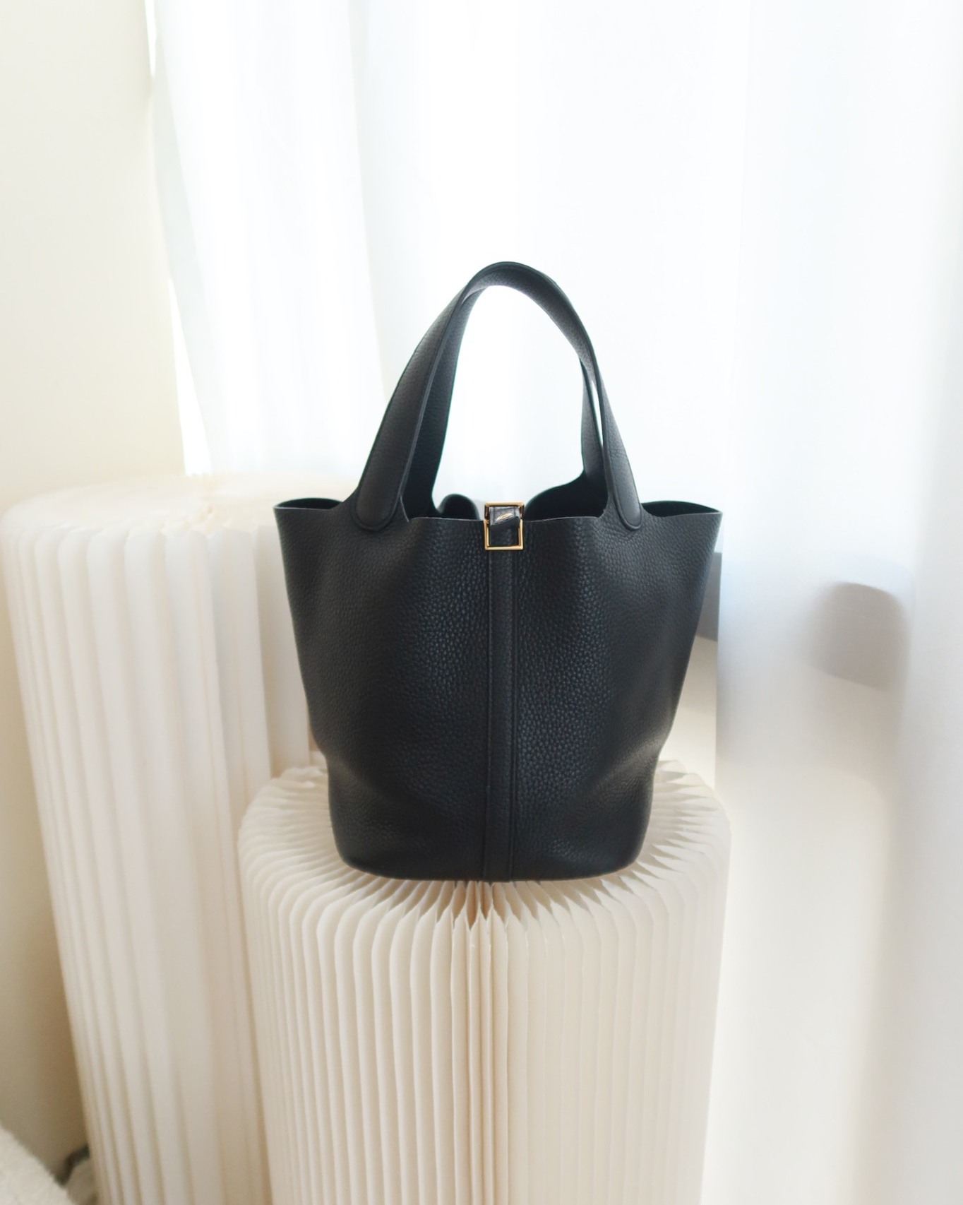 Hermès Picotin 22 Black Noir 89 Clemence