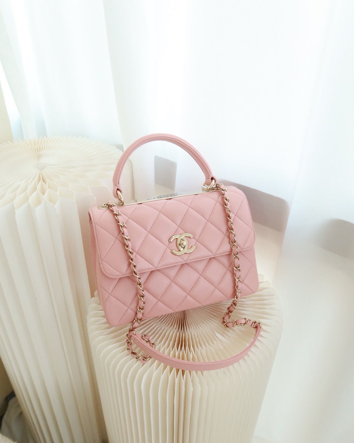 Chanel Small Trendy CC Pink Lambskin