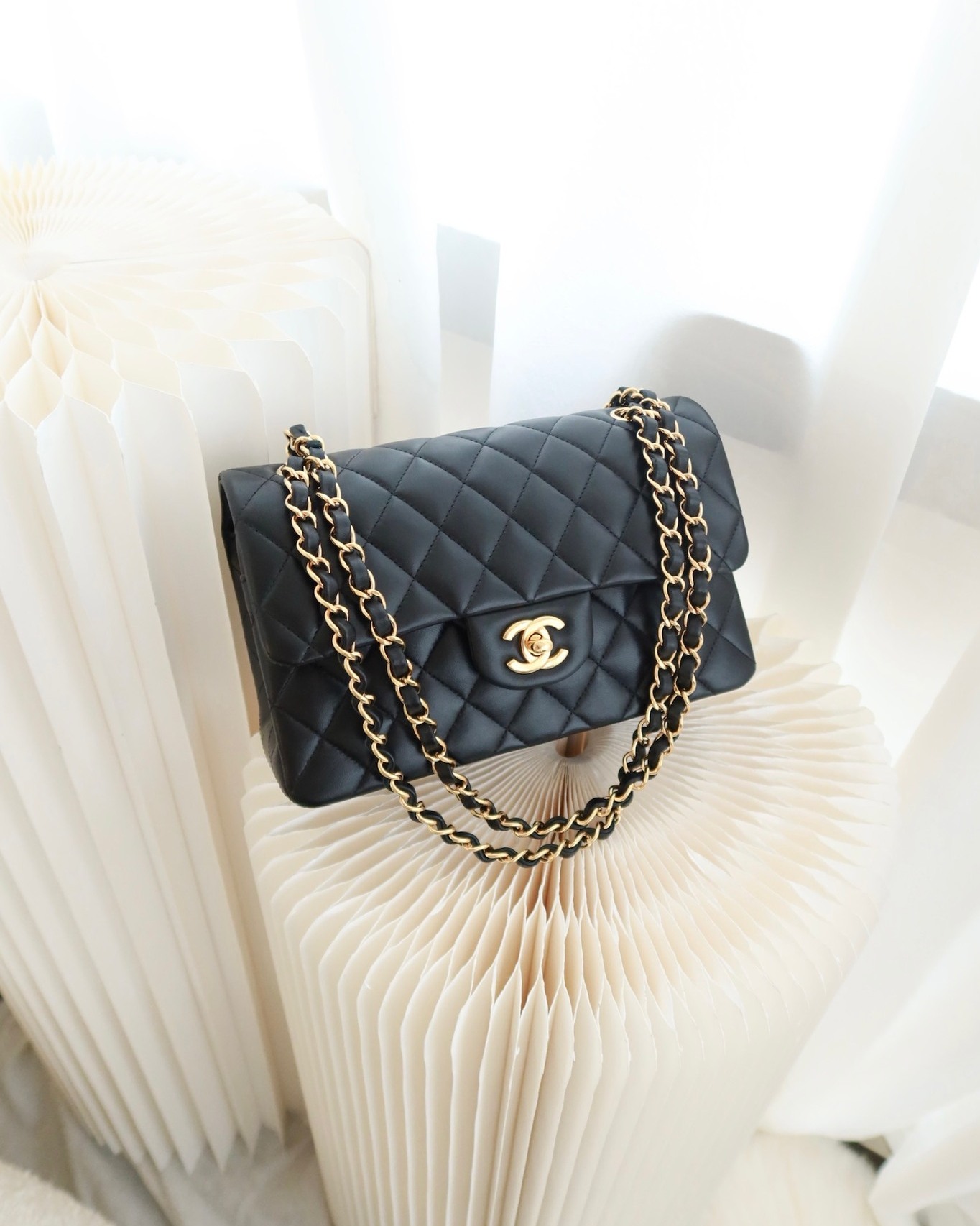Chanel Small S/M Classic Flap Black Lambskin