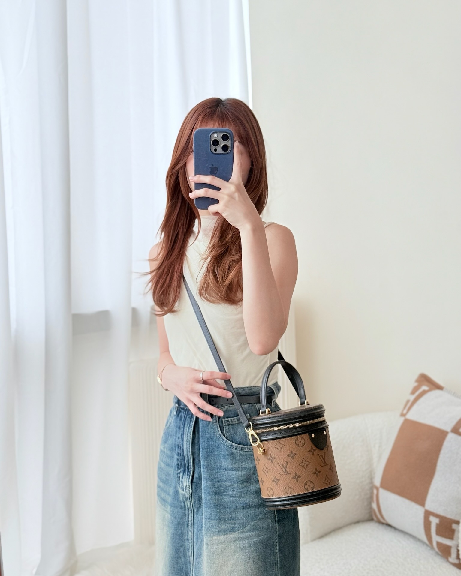 Louis Vuitton Monogram Canvas Reverse Cannes Bag