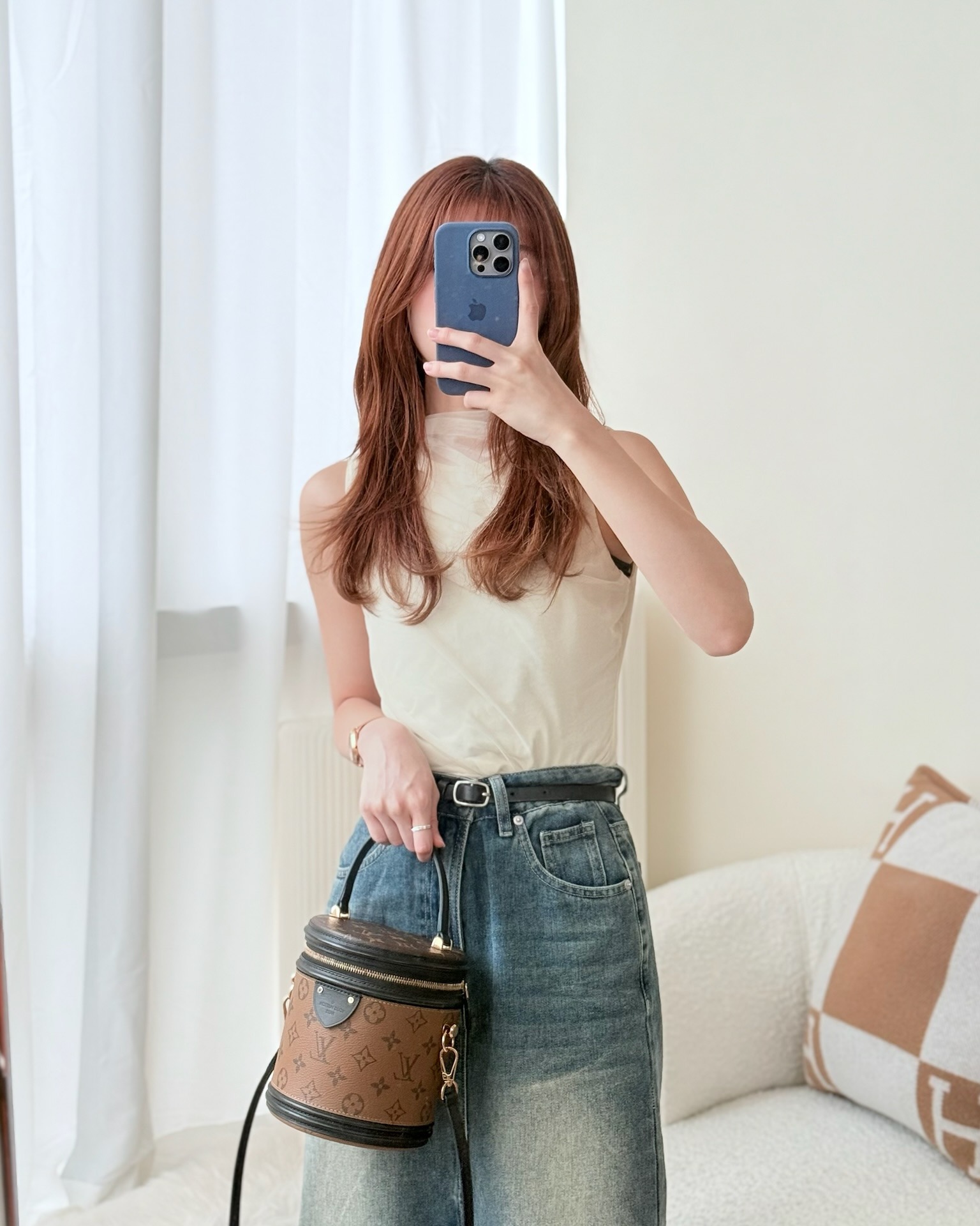 Louis Vuitton Monogram Canvas Reverse Cannes Bag