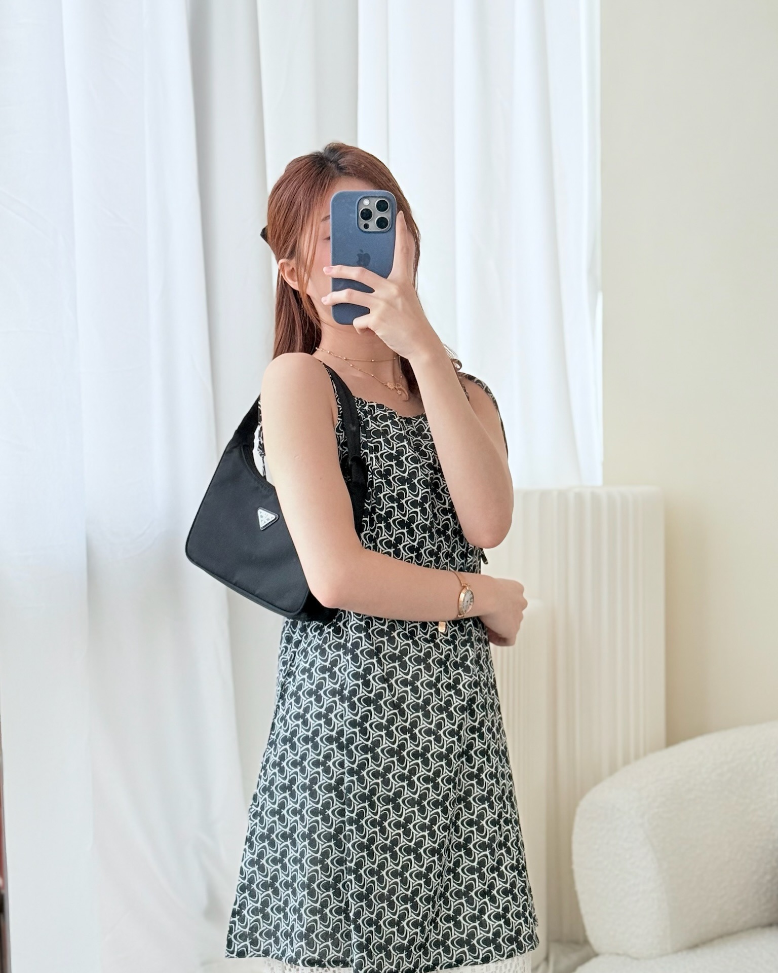 Prada Re-Edition 2000 Nylon Mini Bag Black