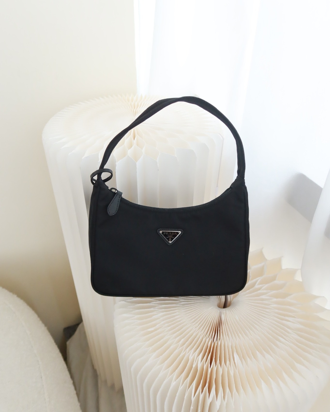Prada Re-Edition 2000 Nylon Mini Bag Black
