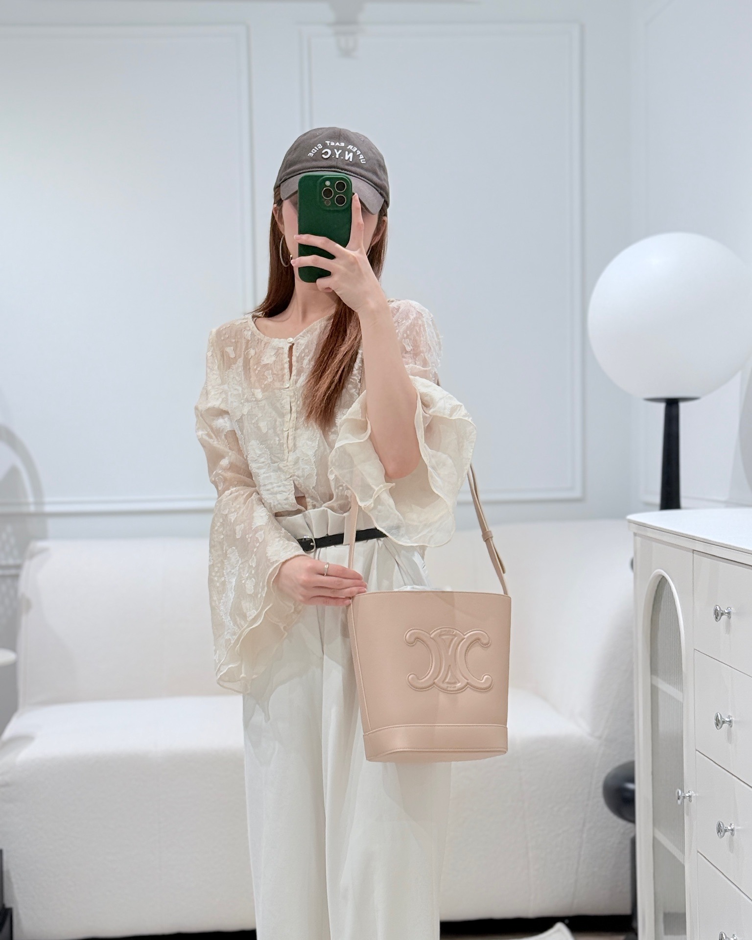 Celine Small Bucket Cuir Triomphe Calfskin