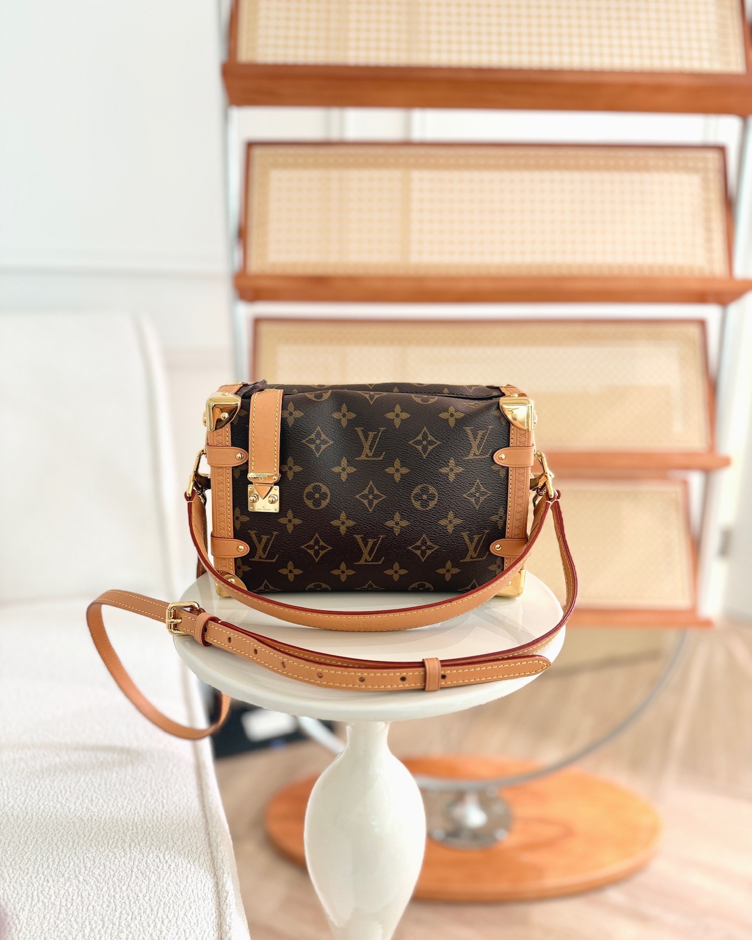 Louis Vuitton Side Trunk MM Monogram Canvas