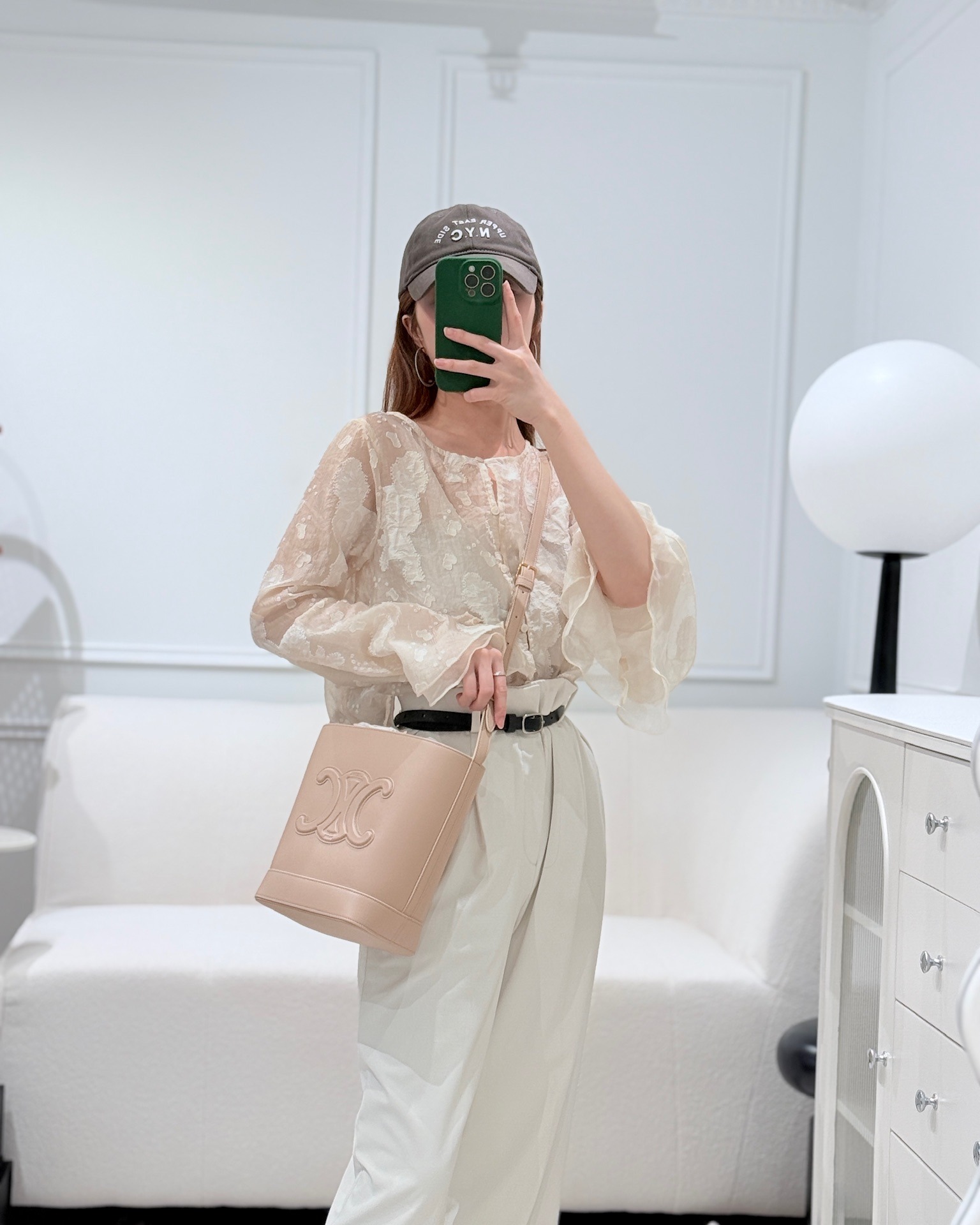 Celine Small Bucket Cuir Triomphe Calfskin