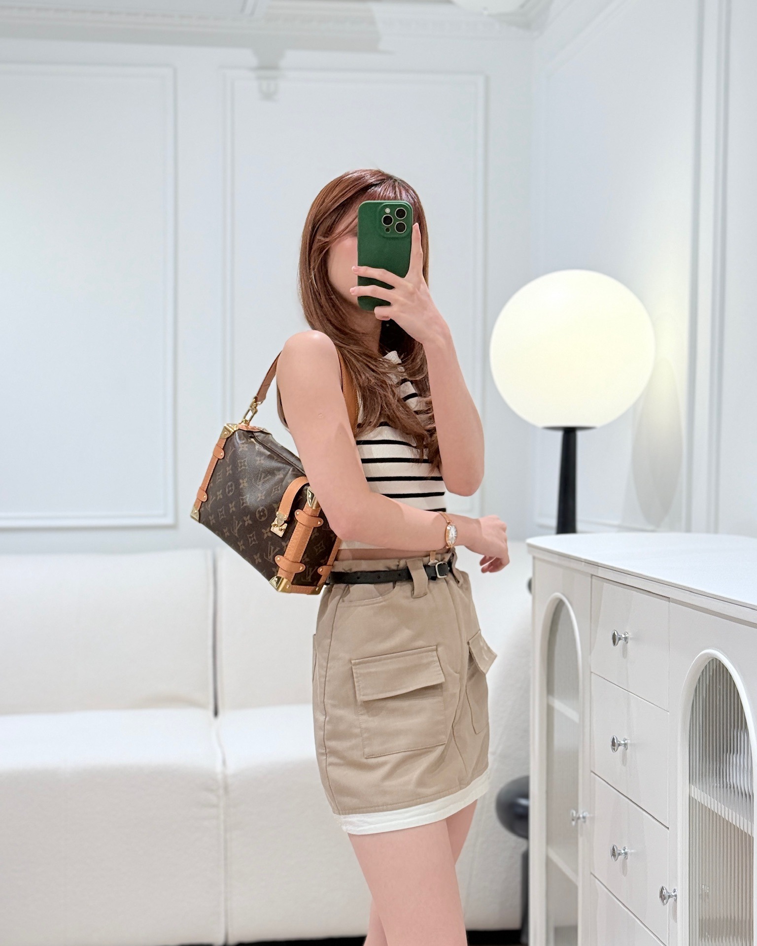 Louis Vuitton Side Trunk MM Monogram Canvas