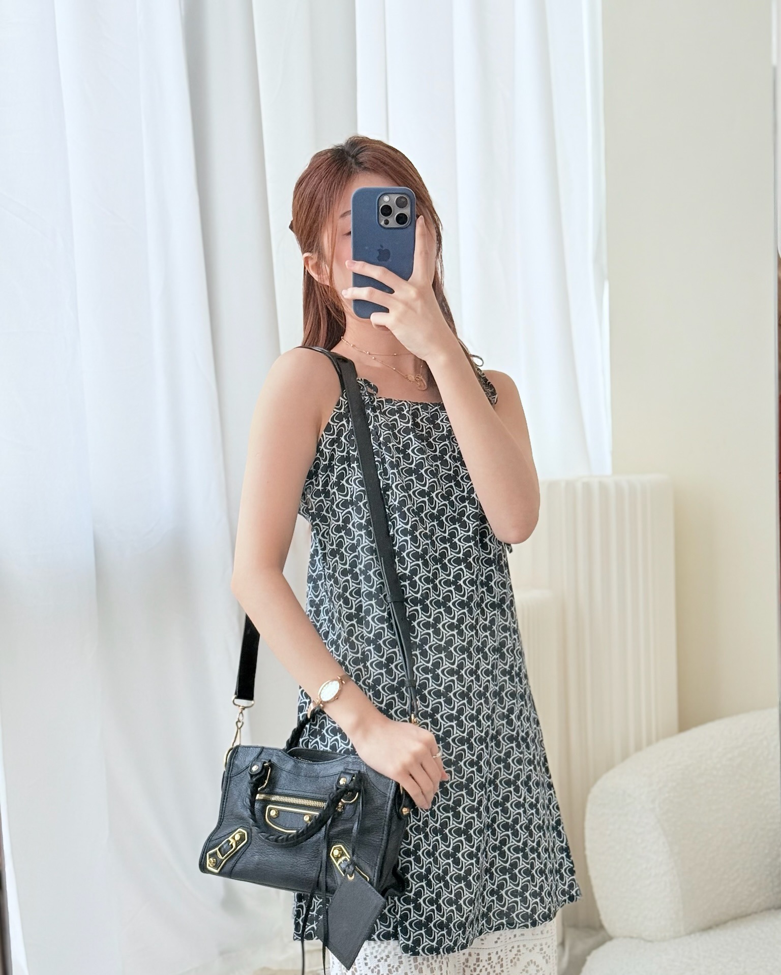 Balenciaga Classic Mini City Bag Black Grained Calfskin