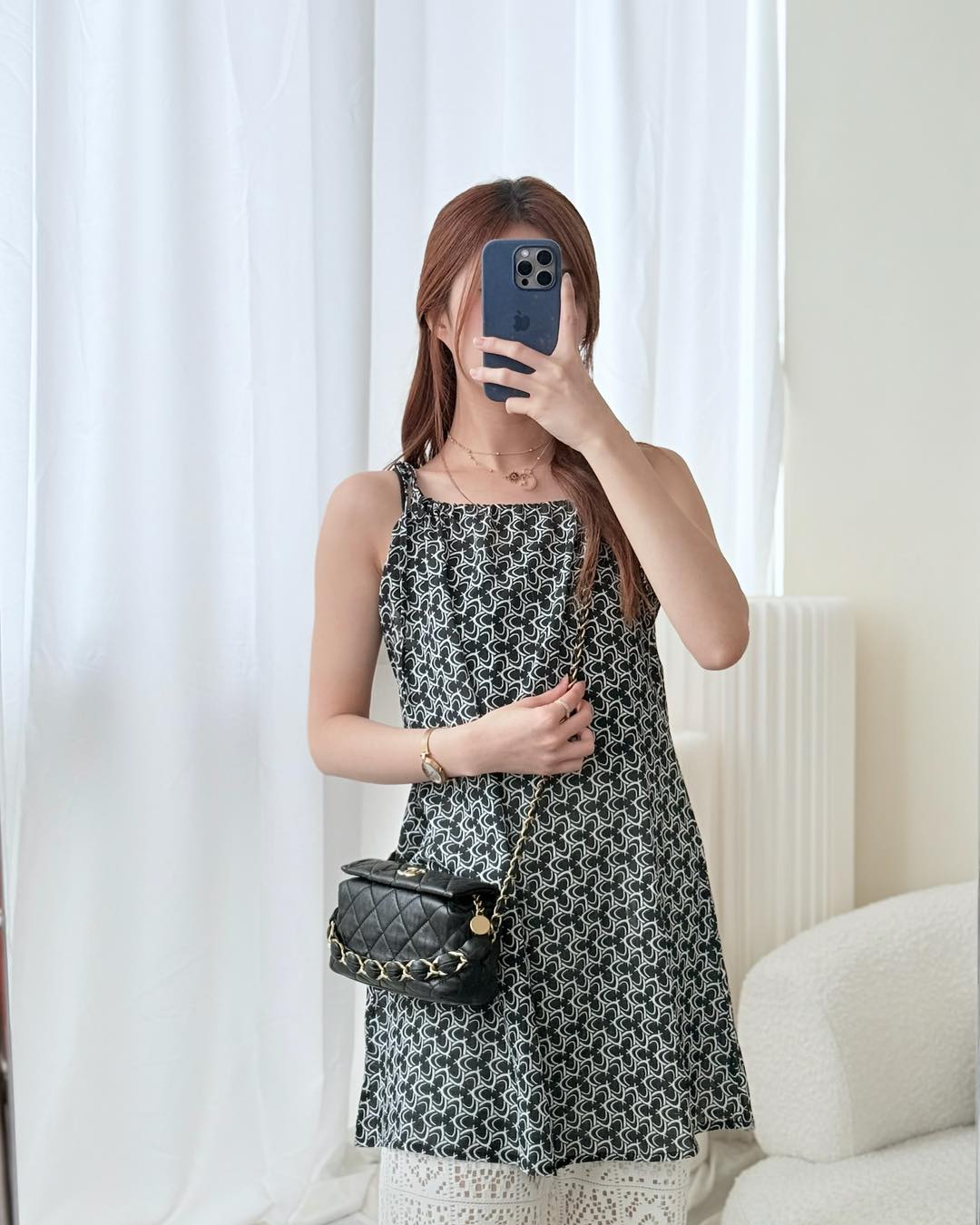 Chanel Small Hobo Bag Crumpled Black Lambskin Aged 21S