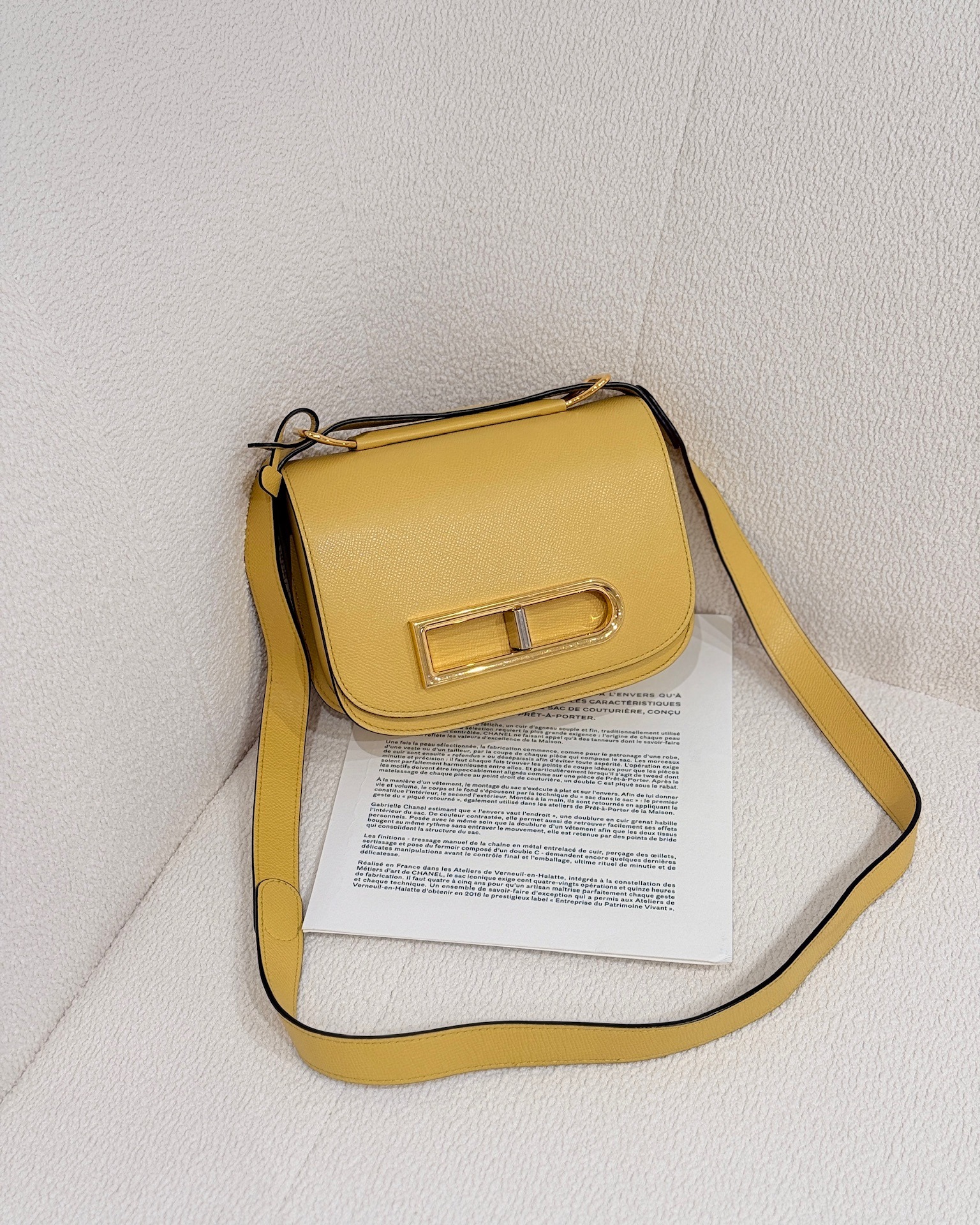 Delvaux Lingot Bag Pollen Alpina Calfskin