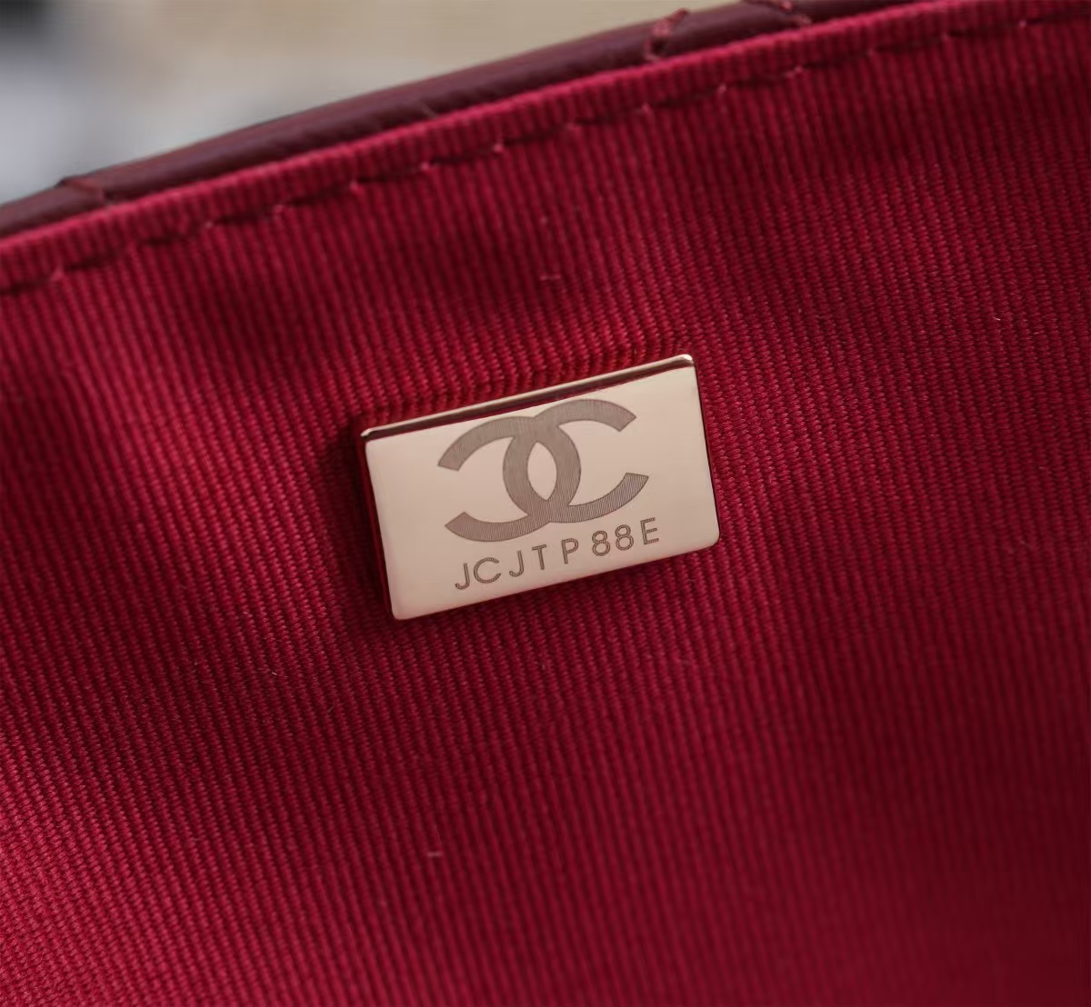 24s small flap bag 23cm burgundy calfskin gold hardware