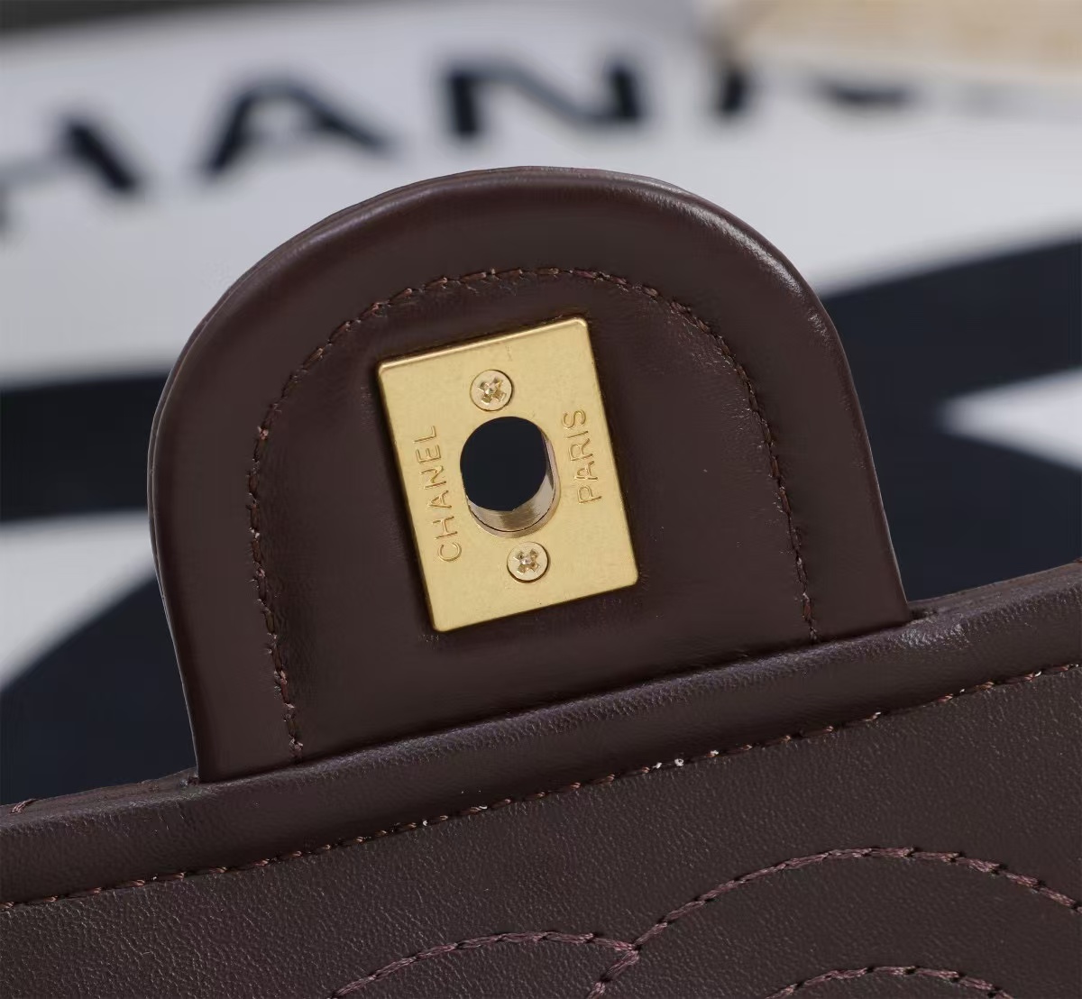 24s small flap bag 23cm burgundy calfskin gold hardware