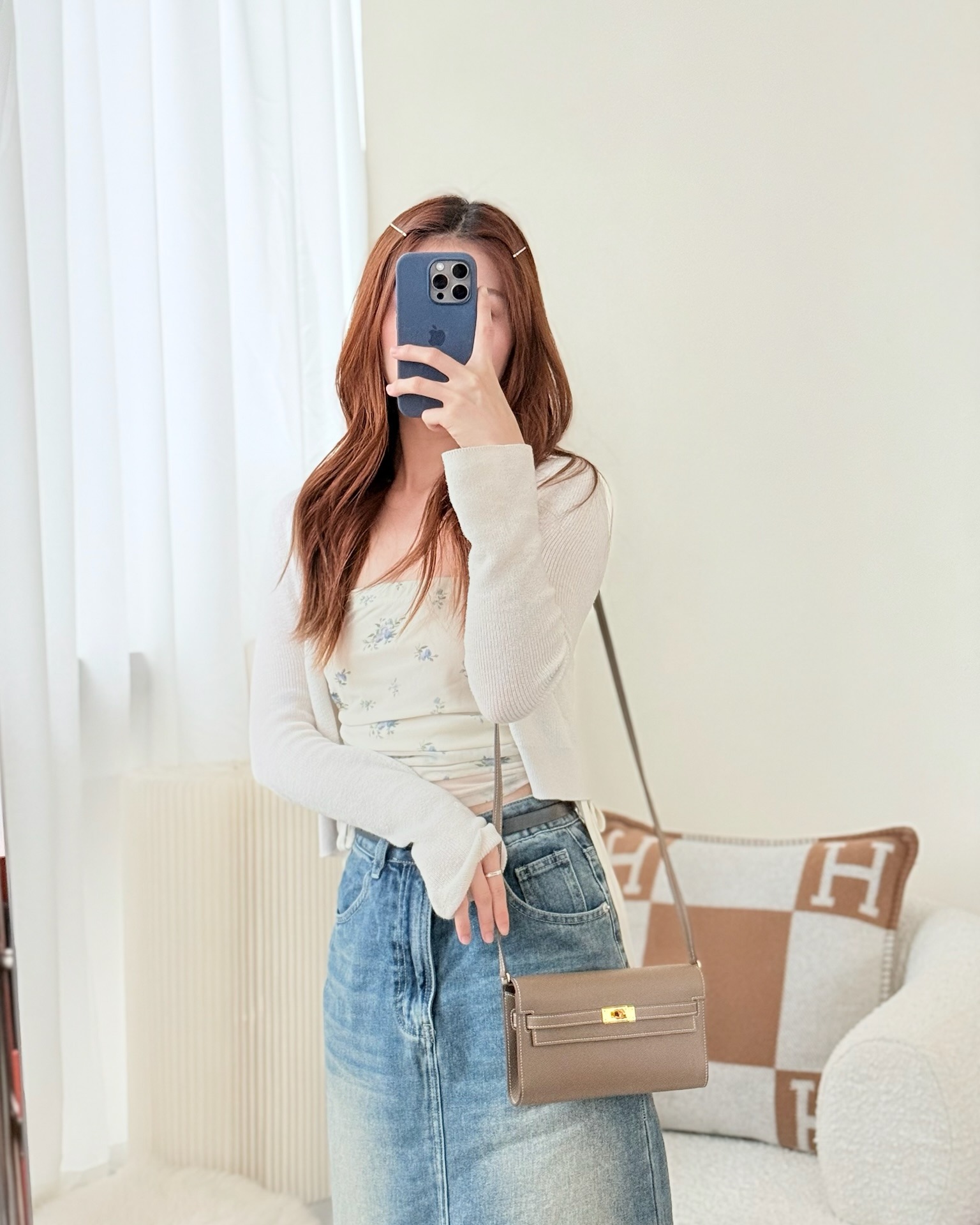 Hermès Kelly To Go Wallet Etoupe 18 Epsom Gold Hardware