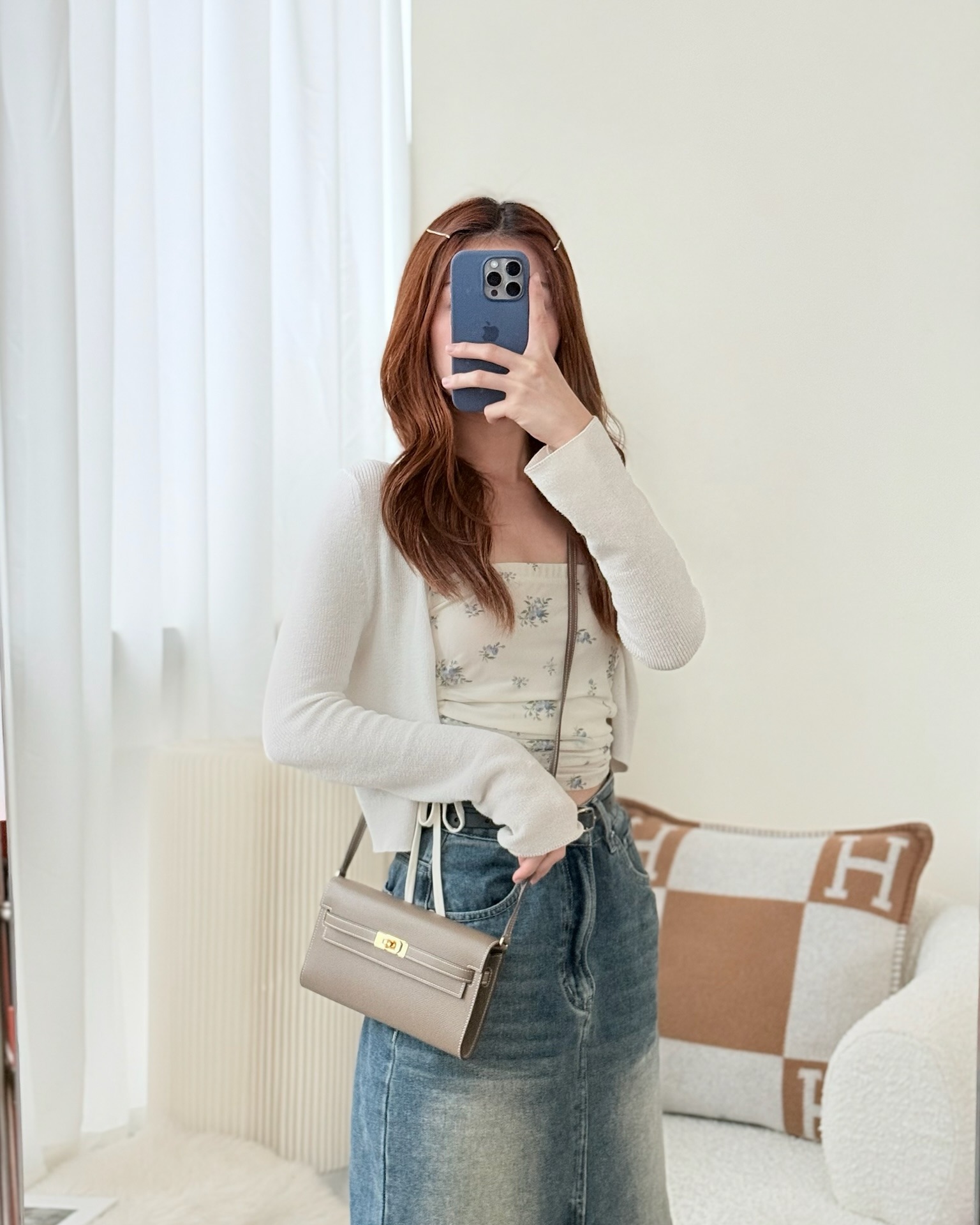 Hermès Kelly To Go Wallet Etoupe 18 Epsom Gold Hardware