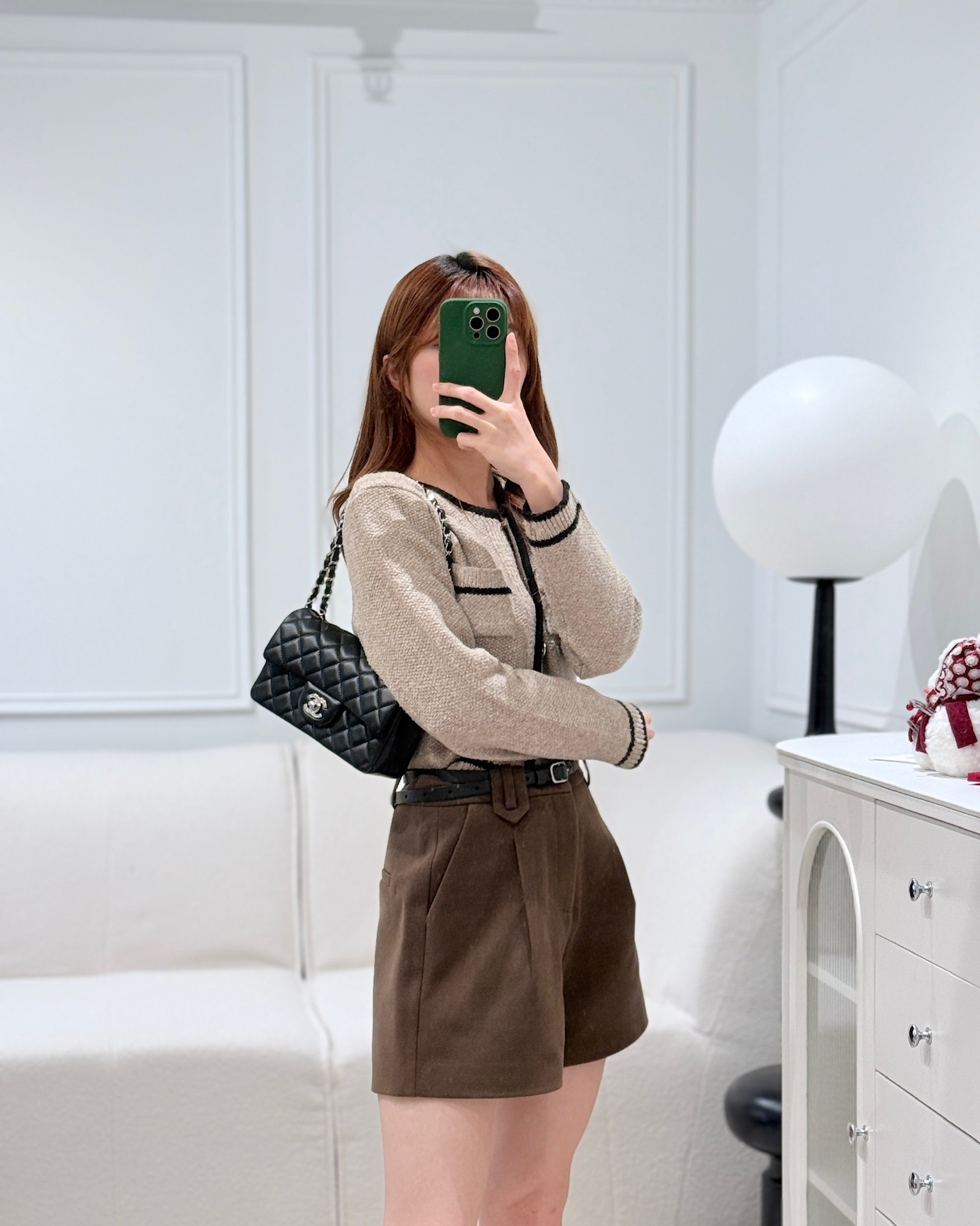 Chanel Quilted Mini Rectangular Flap Black Lambskin