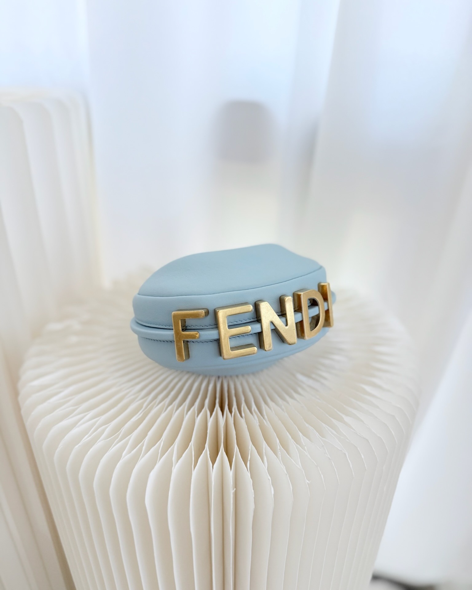 Fendi Nano Fendigraphy Hobo in Sky Blue