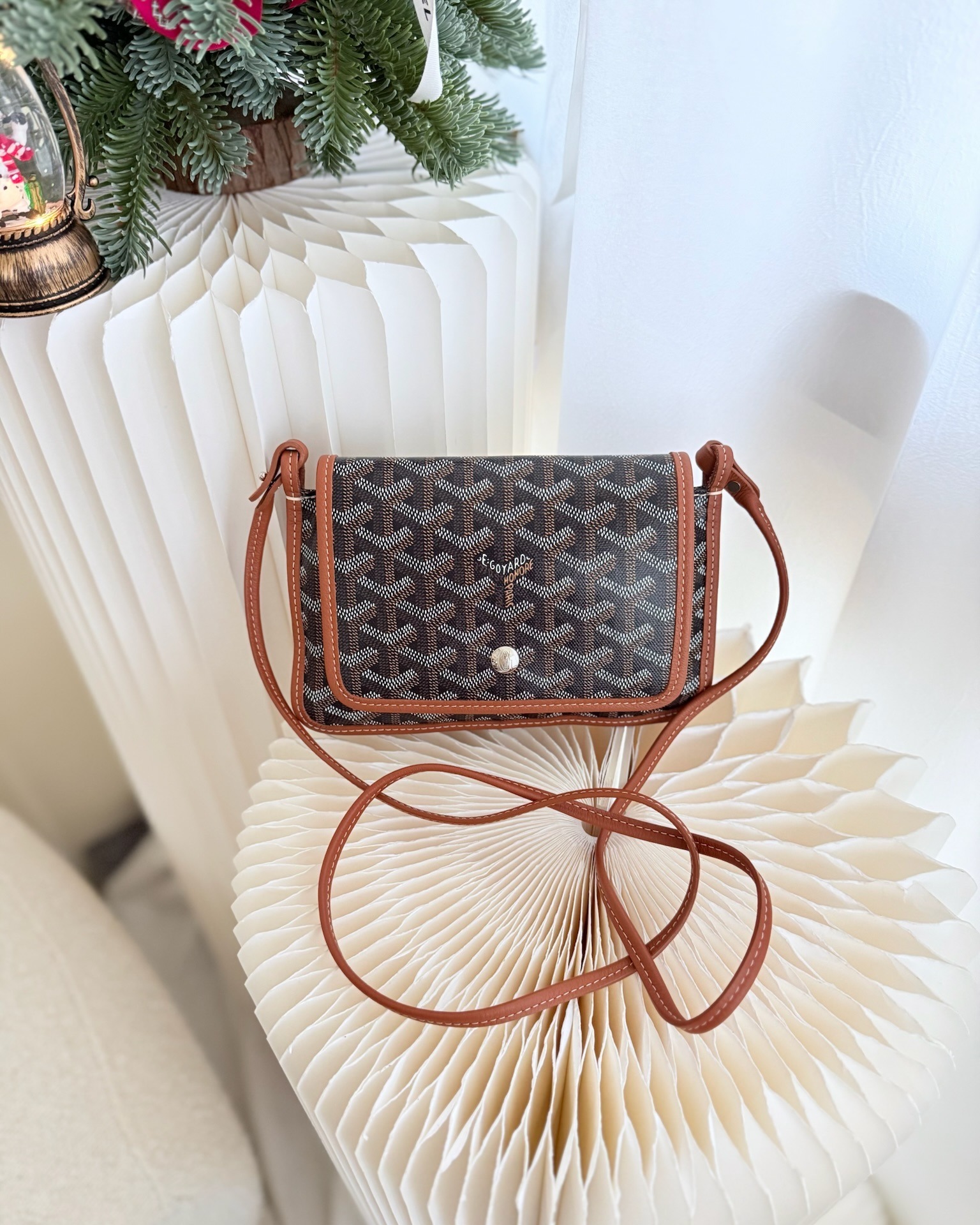 Goyard Plumet Pocket Wallet Tan