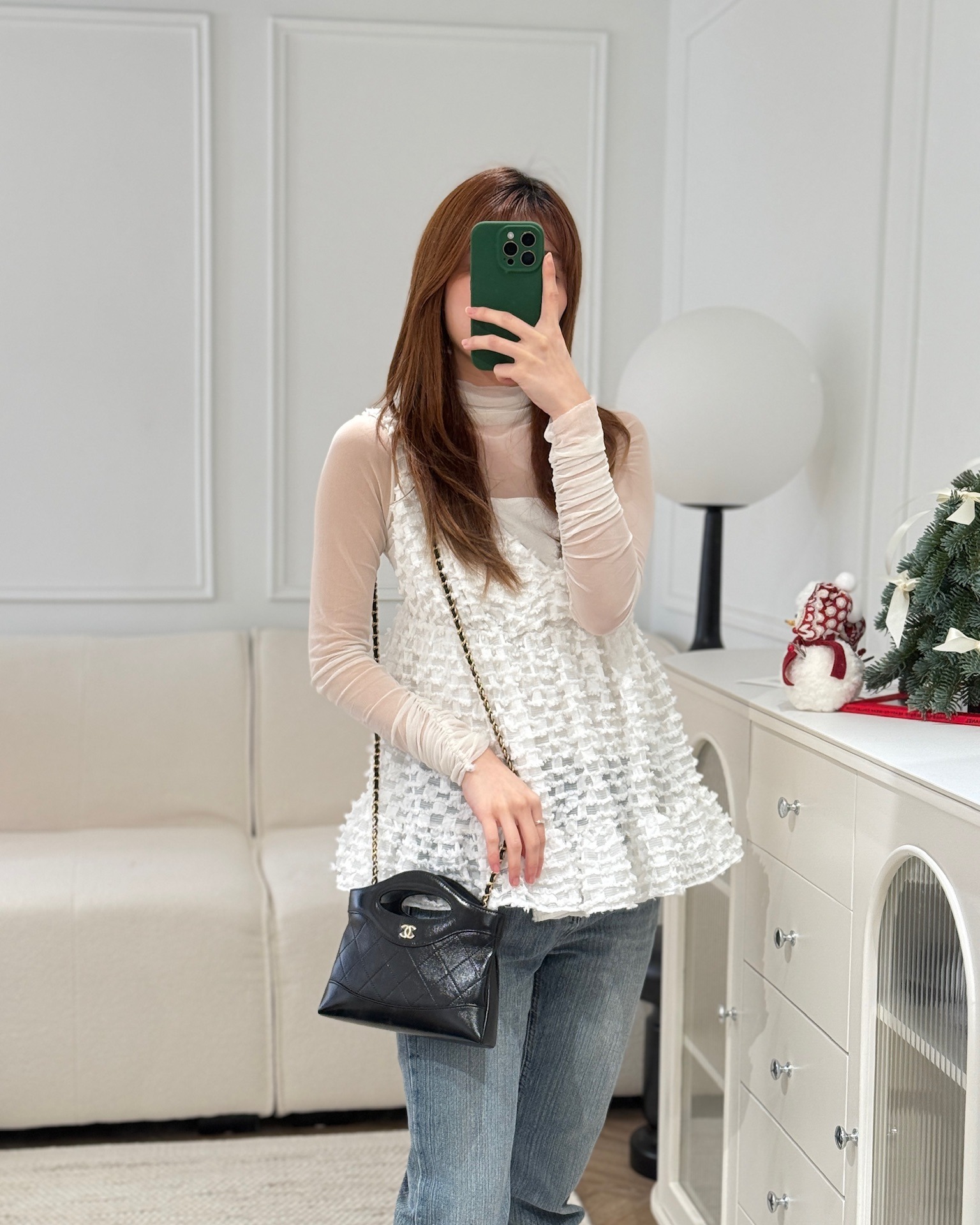 Chanel Nano 31 Black Shiny Calfskin