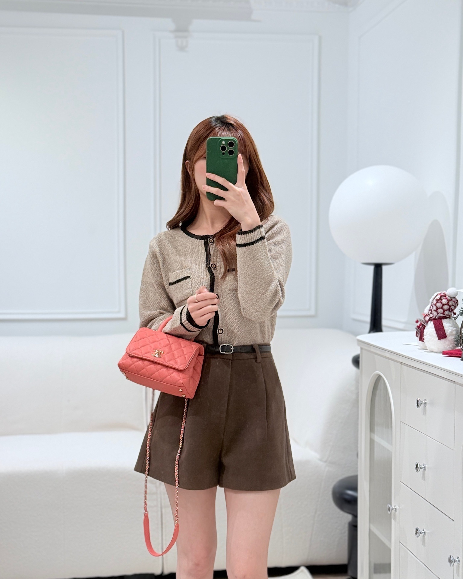 Chanel Mini Coco Handle Quilted Pink Caviar