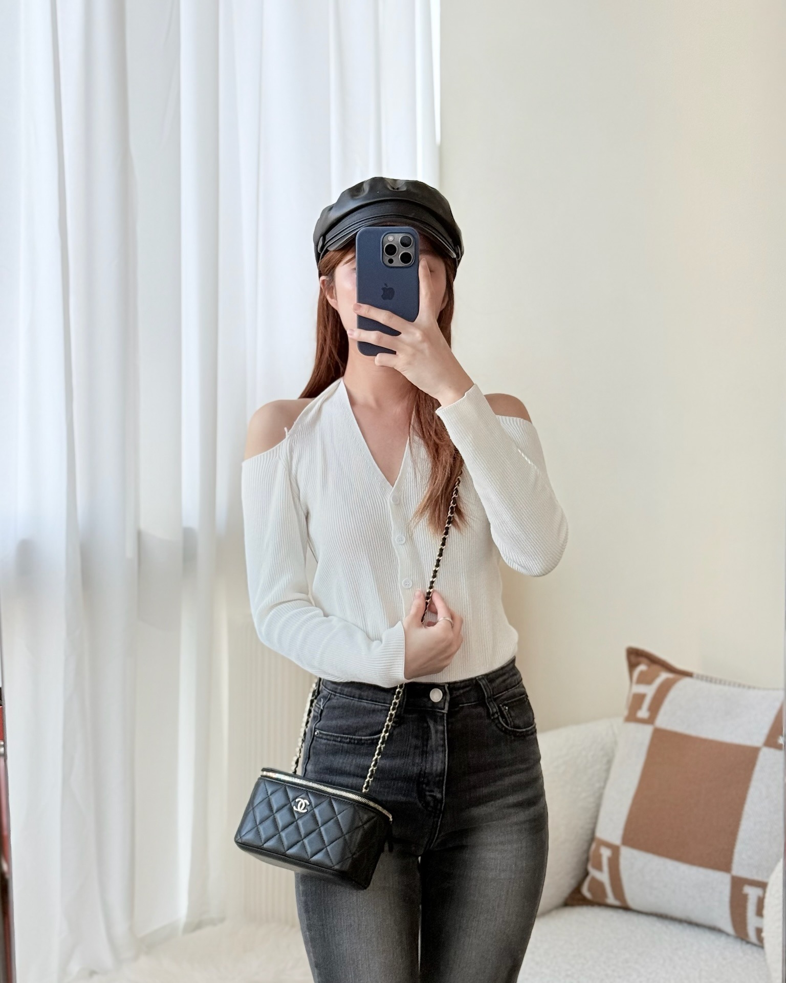 Chanel Trendy CC Vanity with Chain Black Lambskin