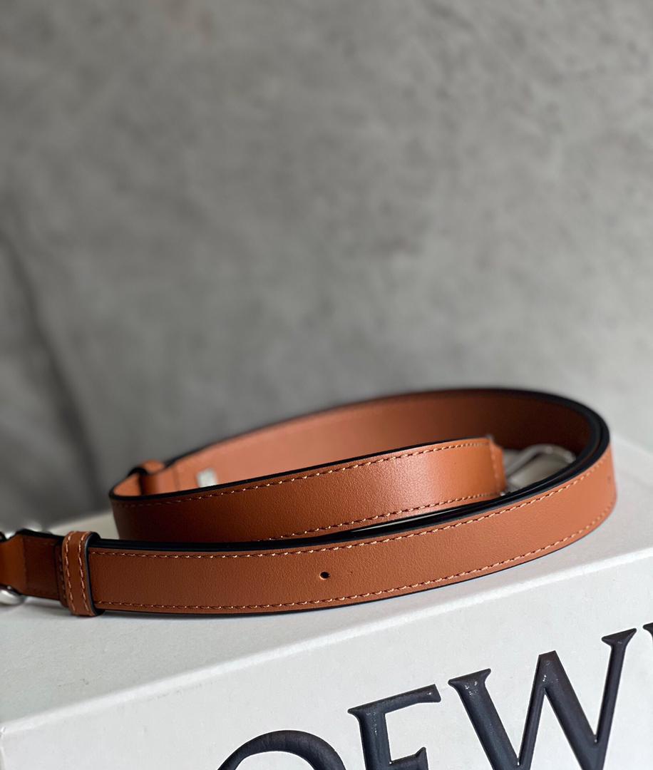 LOEWE  Calfskin Small Puzzle Bag Tan