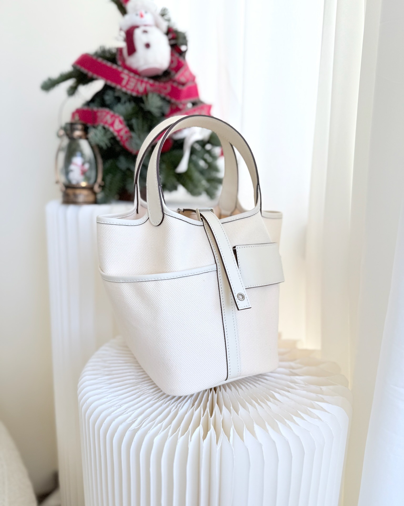 Hermès Picotin Lock 18 Cargo Pockets Nata I2 Palladium Hardware