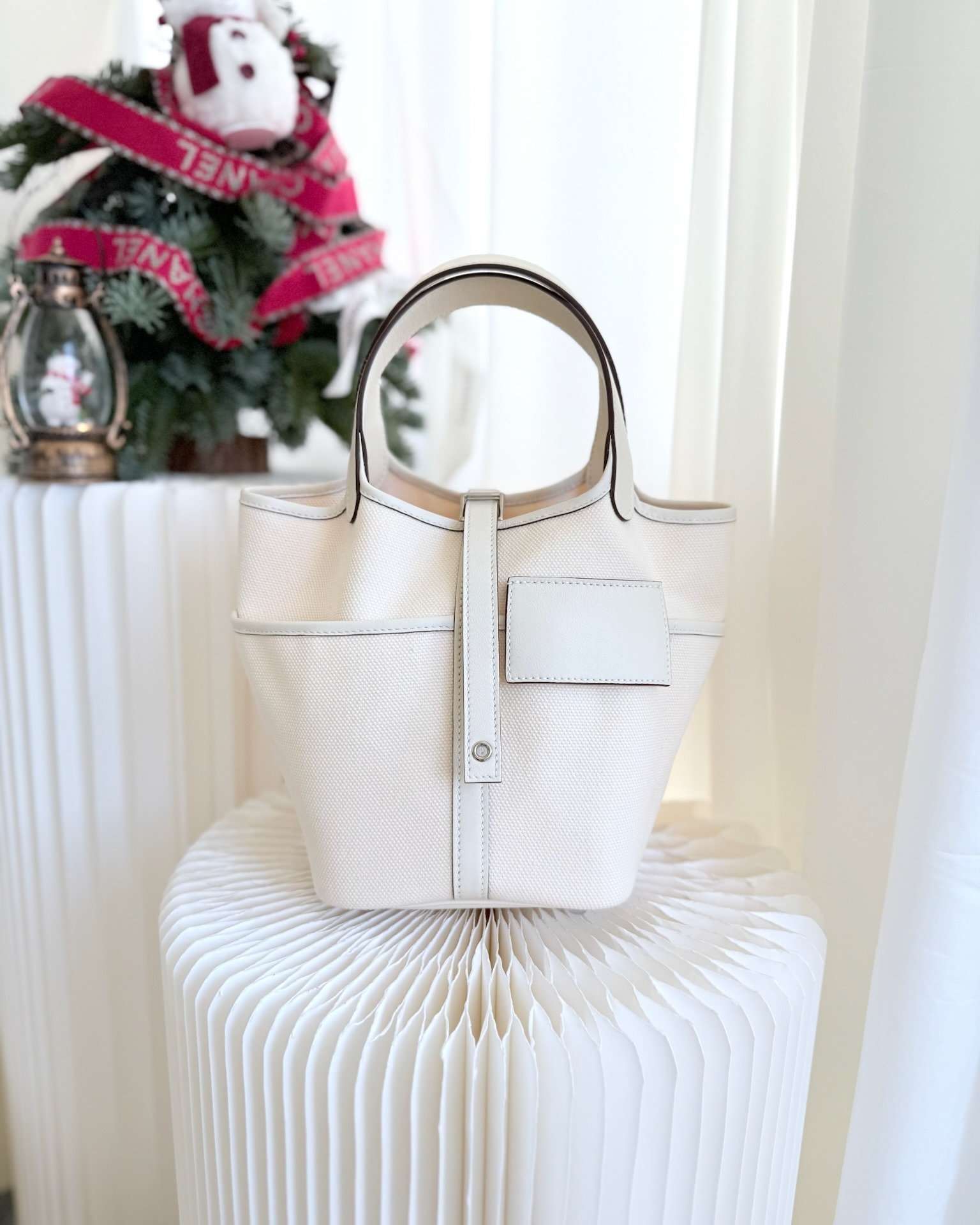 Hermès Picotin Lock 18 Cargo Pockets Nata I2 Palladium Hardware