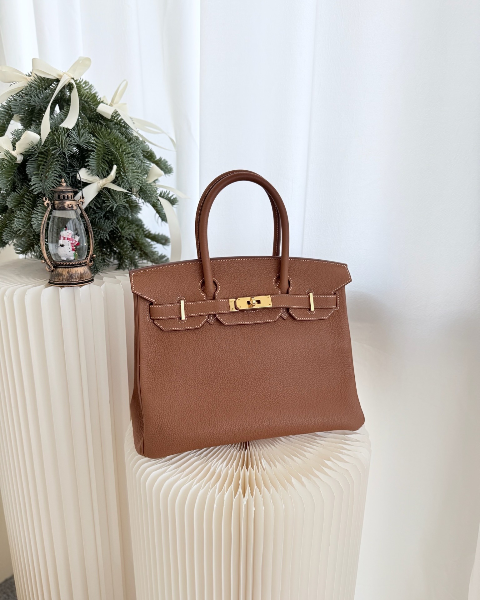 Hermès Birkin 30 Retourne Gold 37 Togo