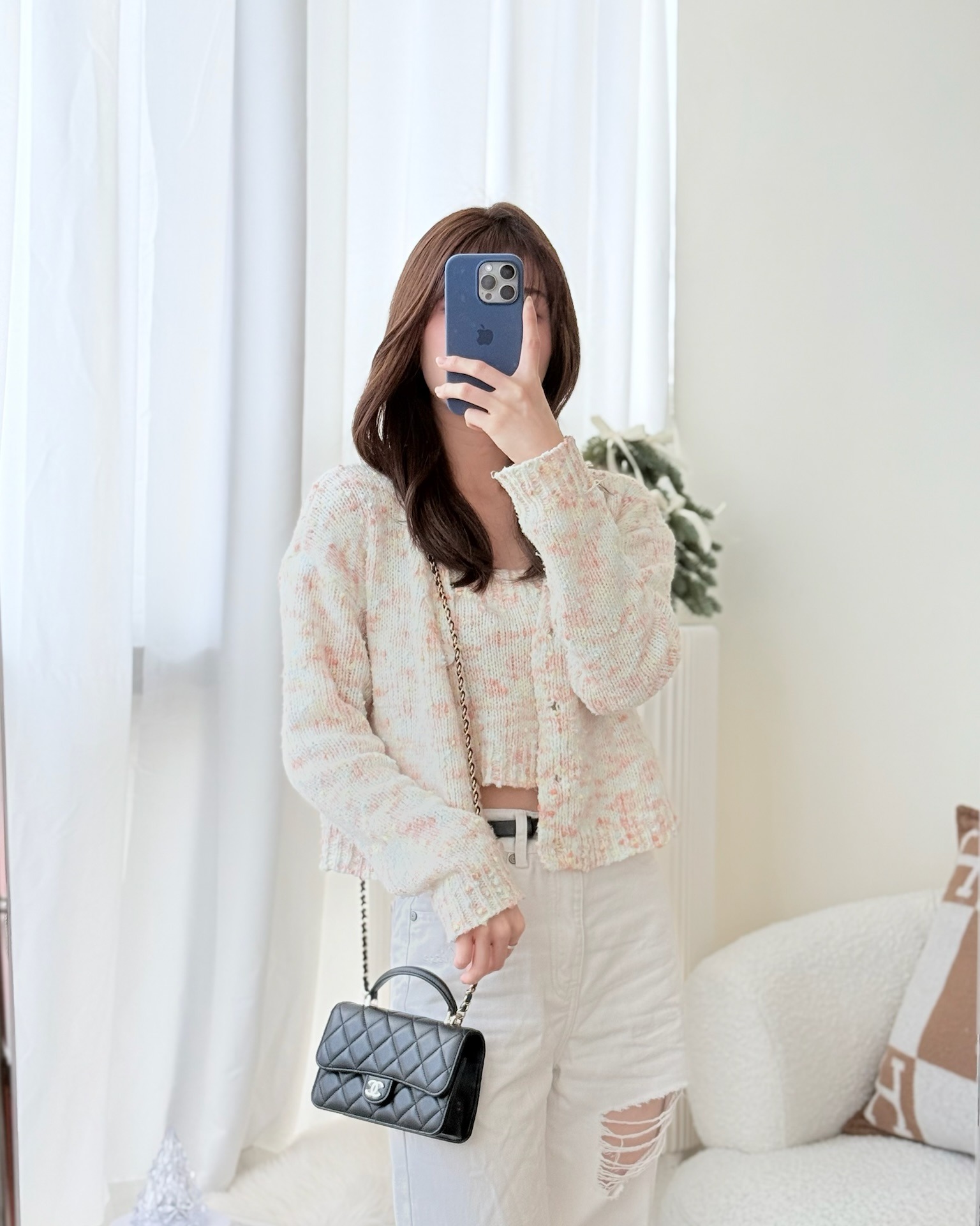 Chanel Top Handle Mini WOC Black Lambskin