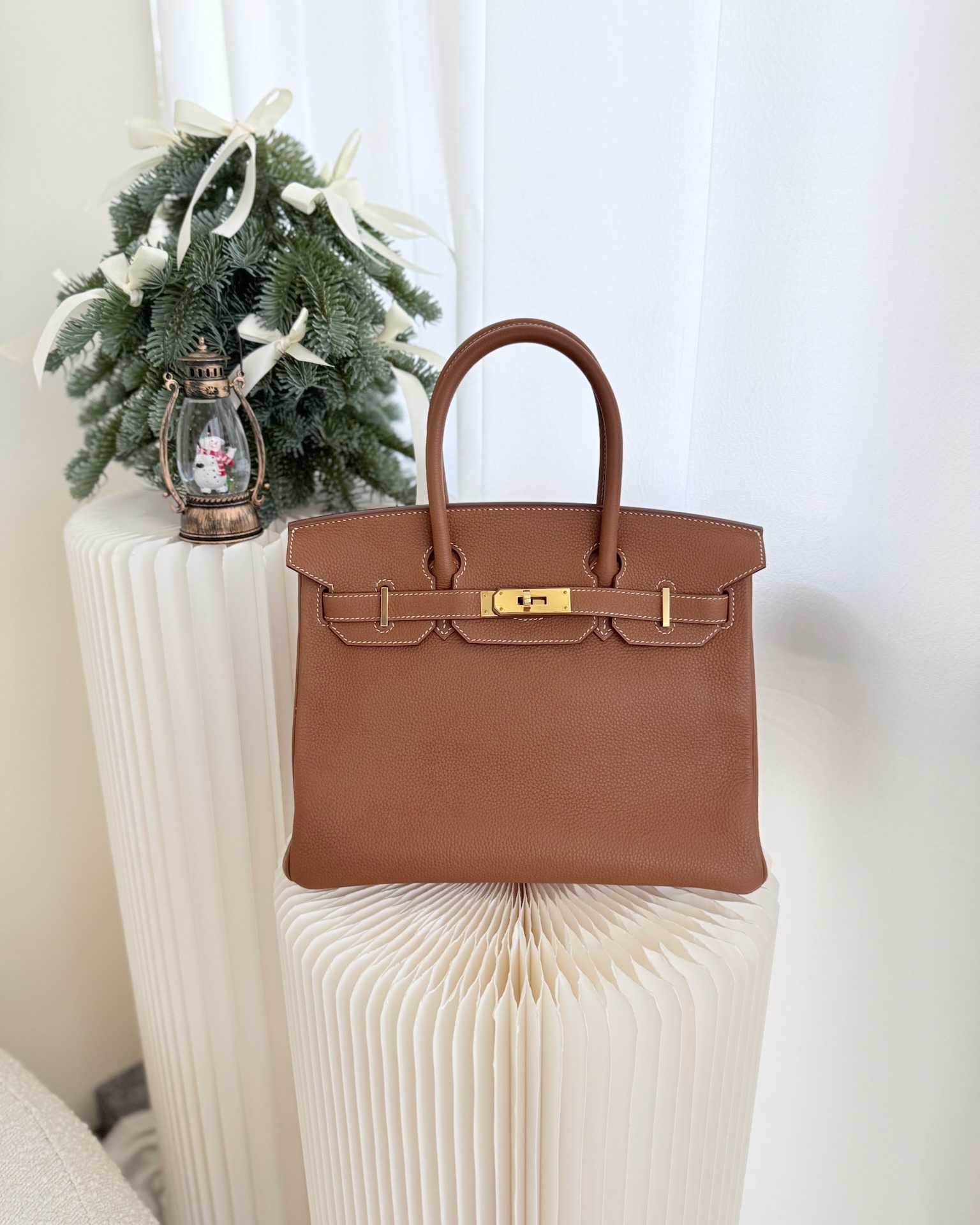 Hermès Birkin 30 Retourne Gold 37 Togo