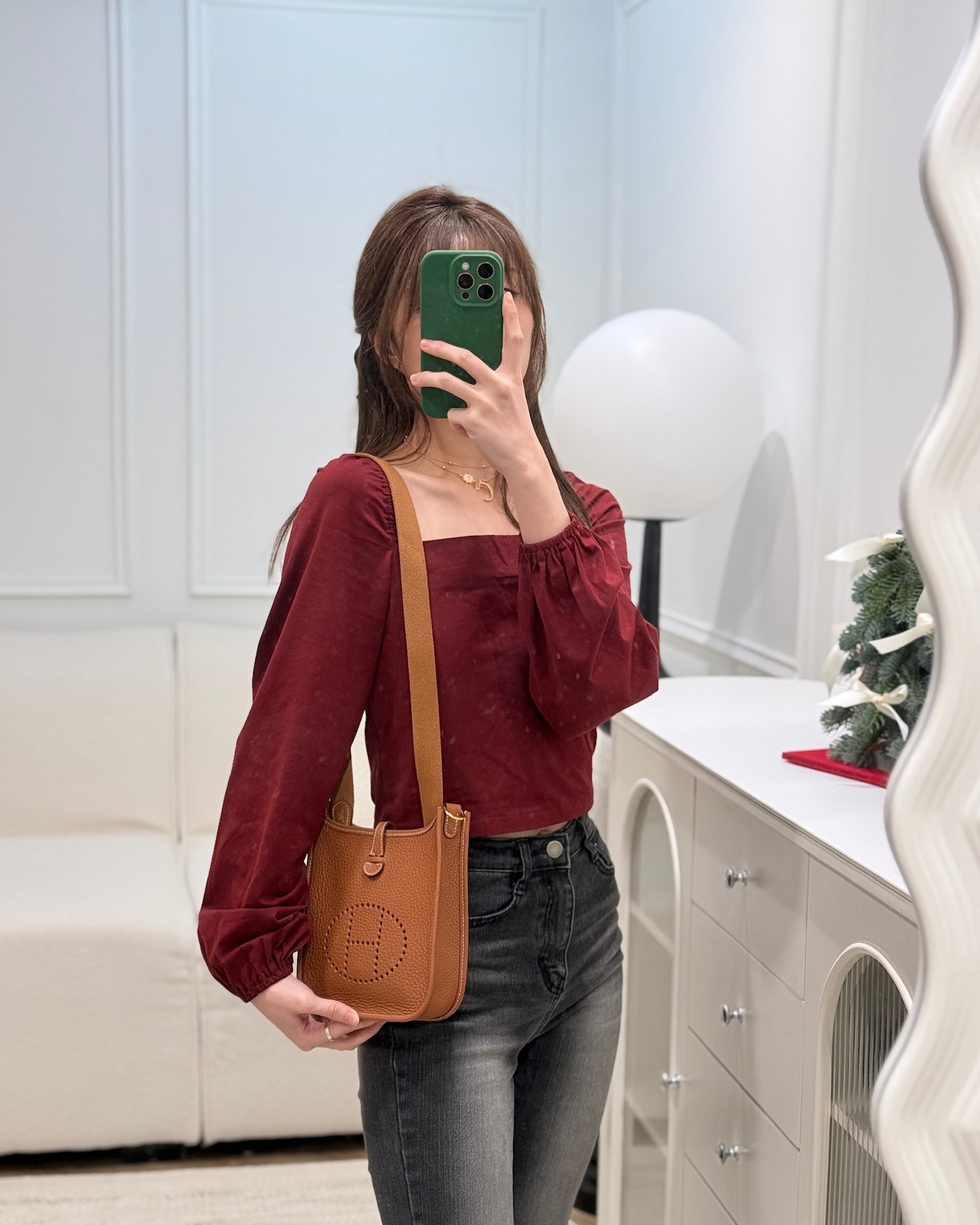 Hermès Mini Evelyne 16 Amazone Gold 37 Clemence