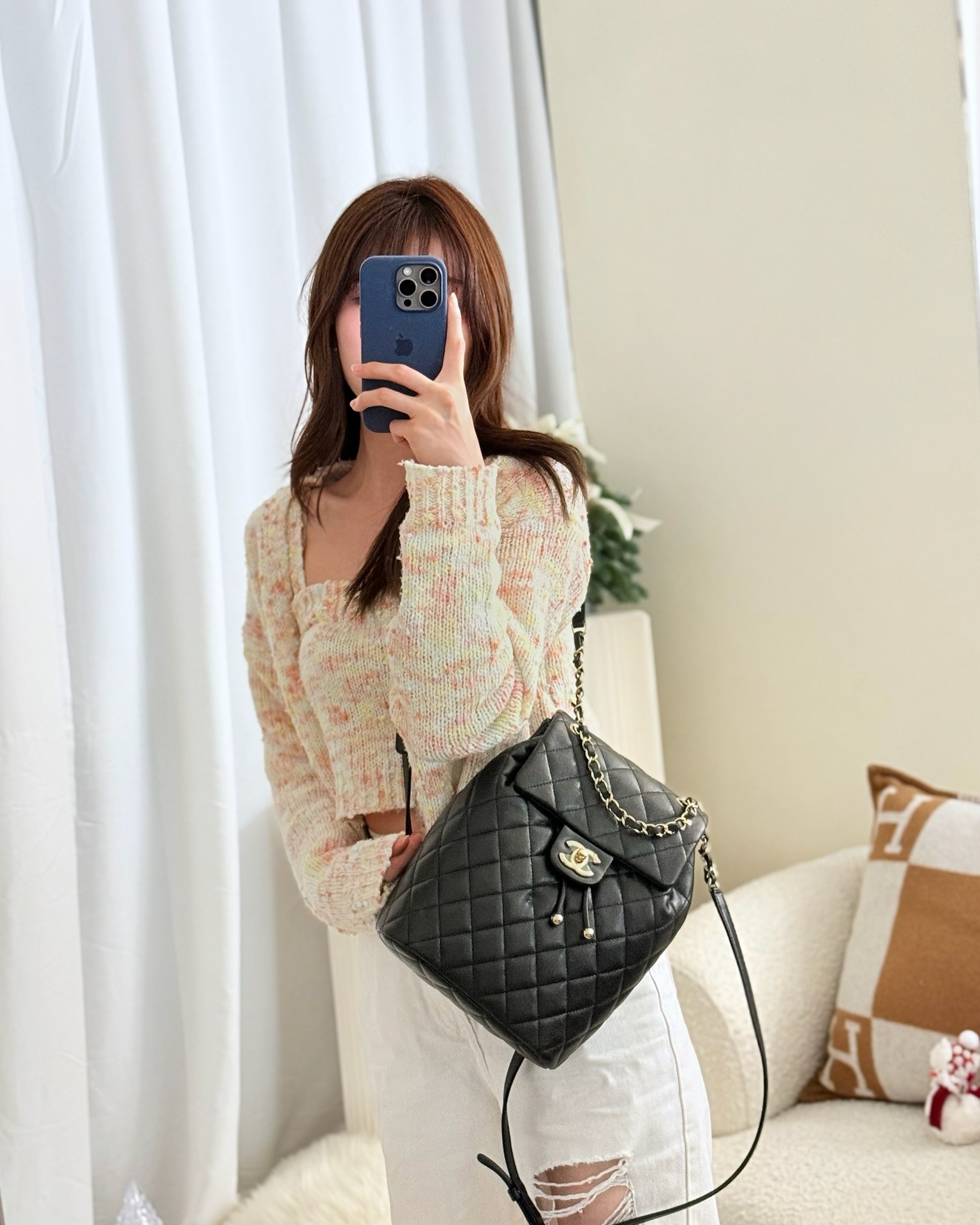 Chanel Small Urban Spirit Backpack Black Caviar