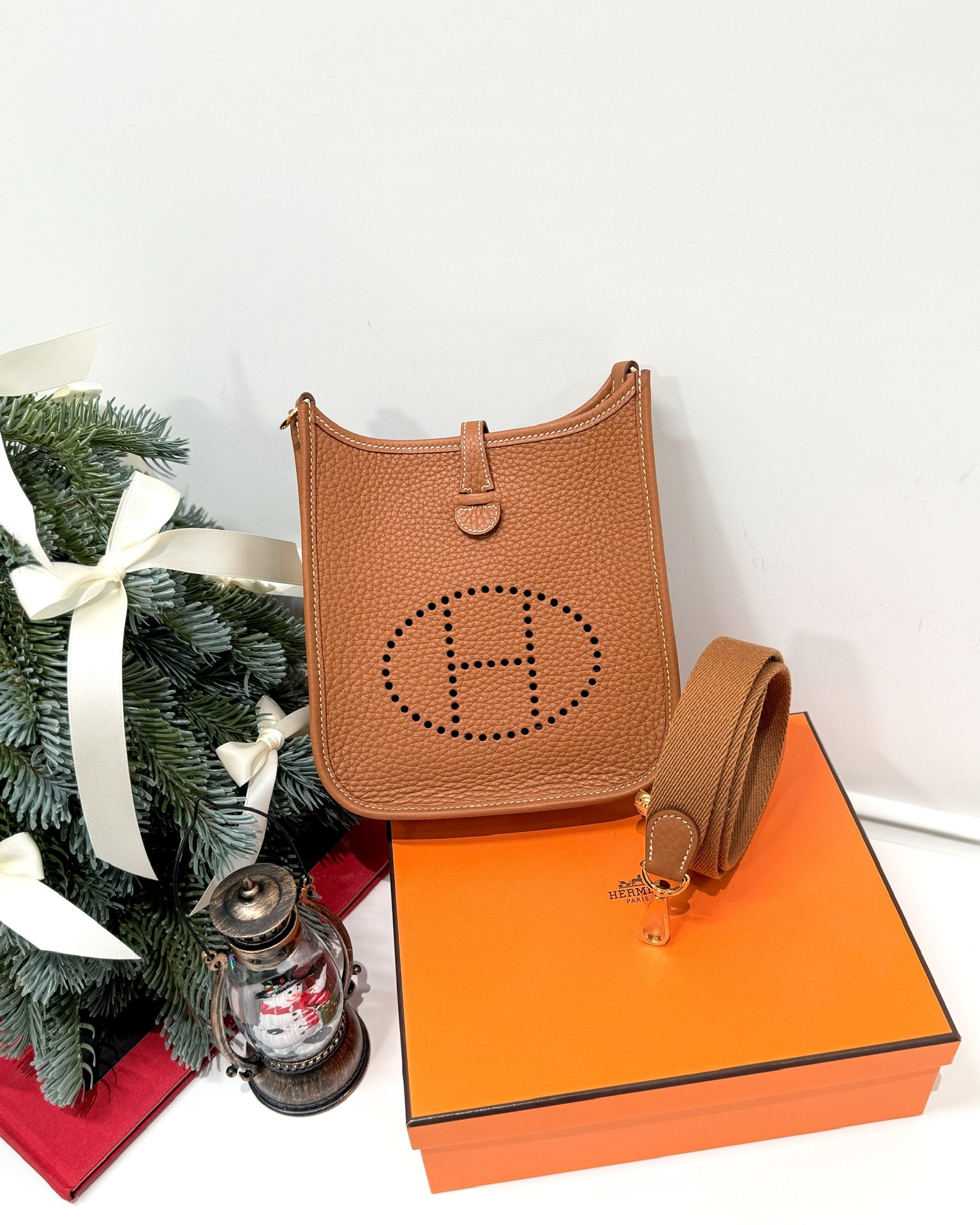 Hermès Mini Evelyne 16 Amazone Gold 37 Clemence
