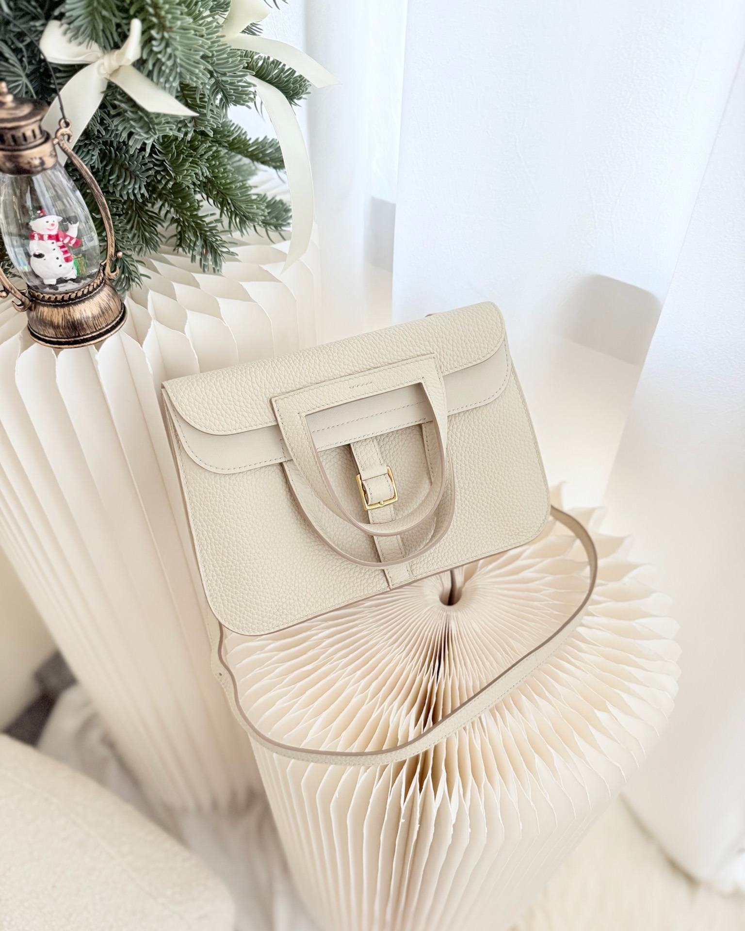 Hermès Halzan 25 Beton 8L Clemence