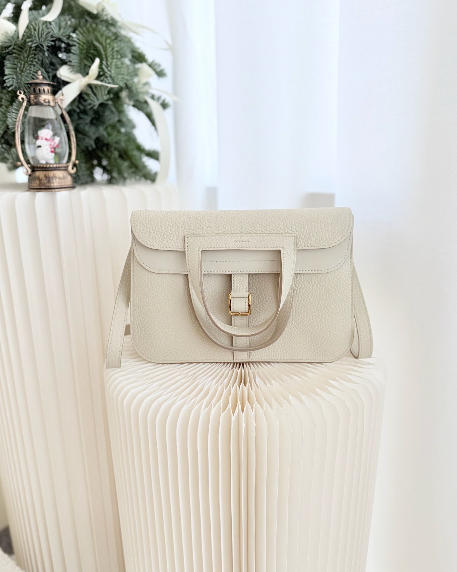 Hermès Halzan 25 Beton 8L Clemence