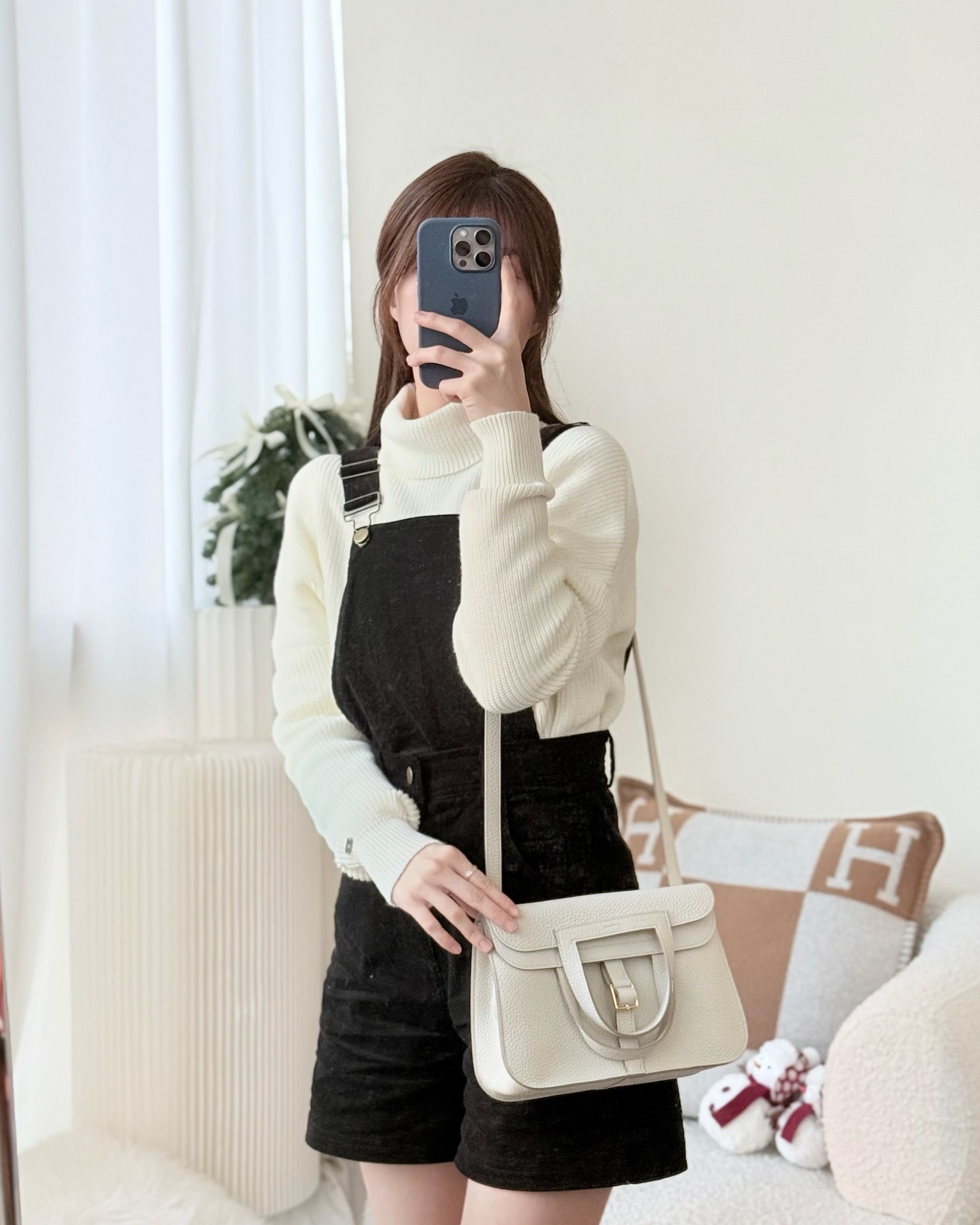 Hermès Halzan 25 Beton 8L Clemence