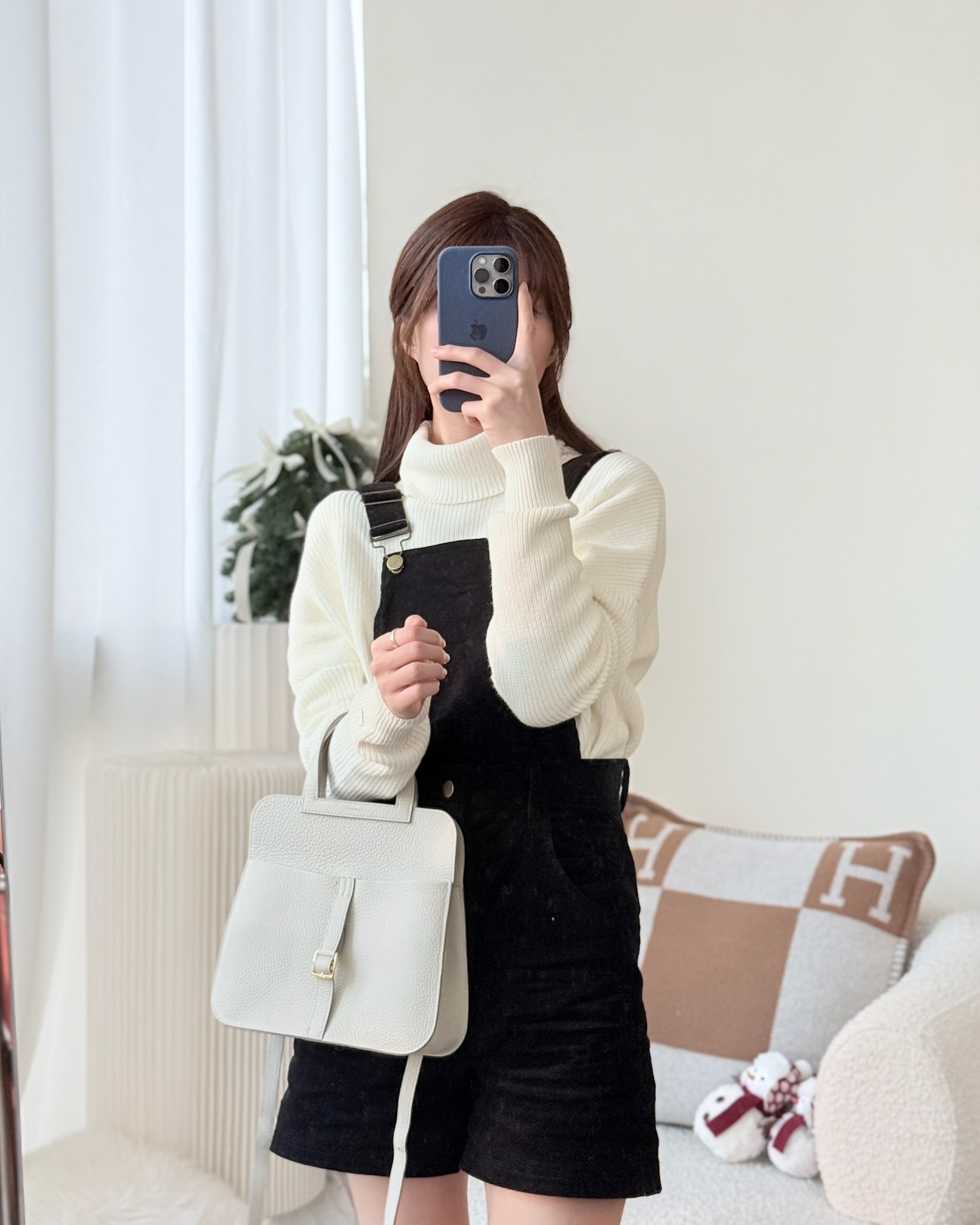 Hermès Halzan 25 Beton 8L Clemence