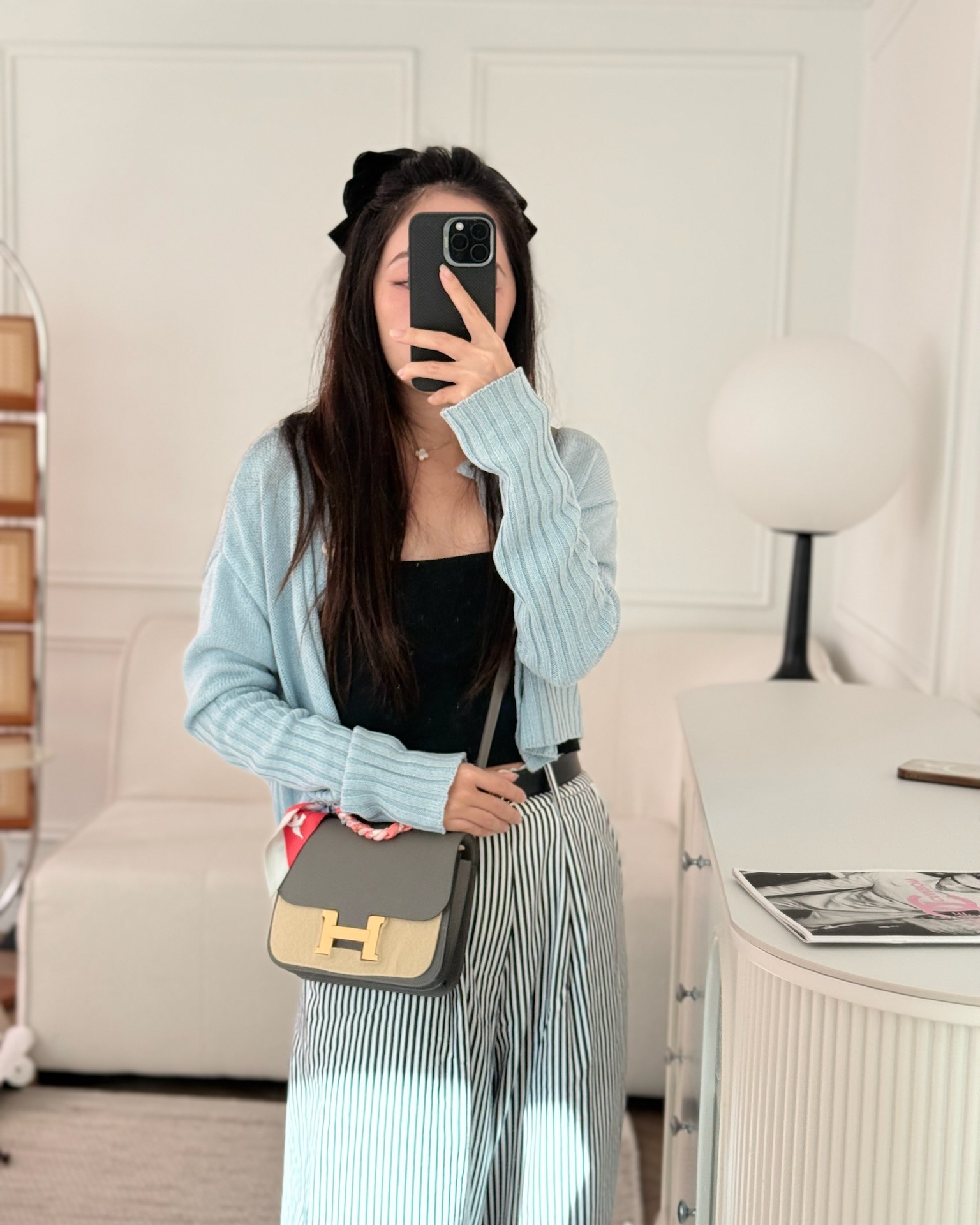 Hermès Constance III Mini Veau Epsom 0L Gris Meyer