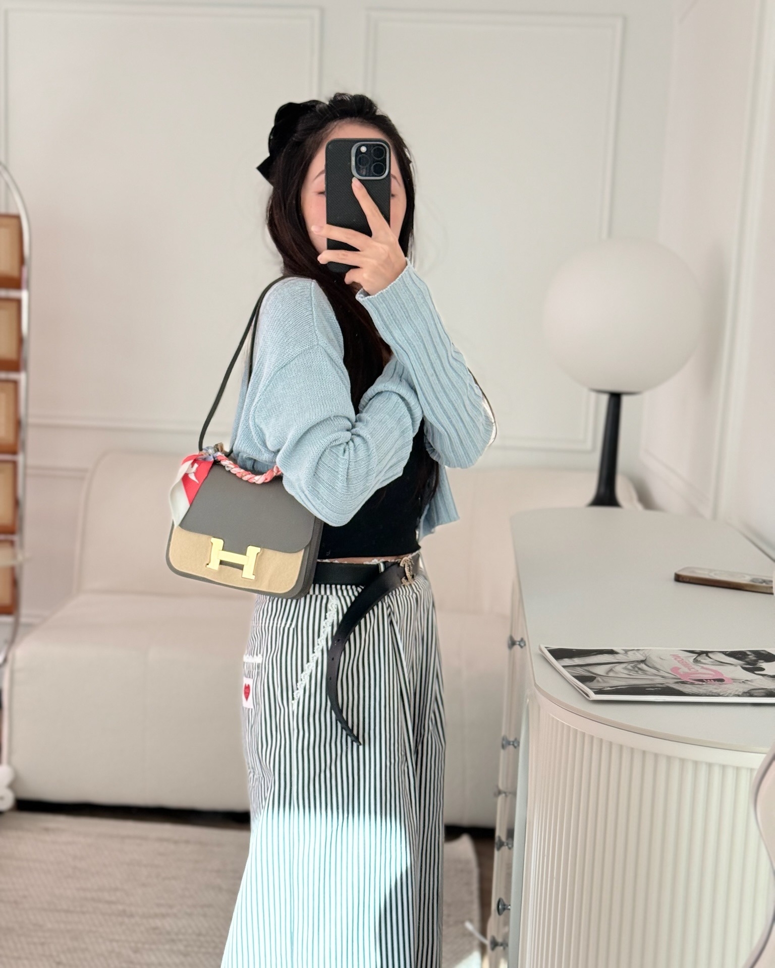 Hermès Constance III Mini Veau Epsom 0L Gris Meyer