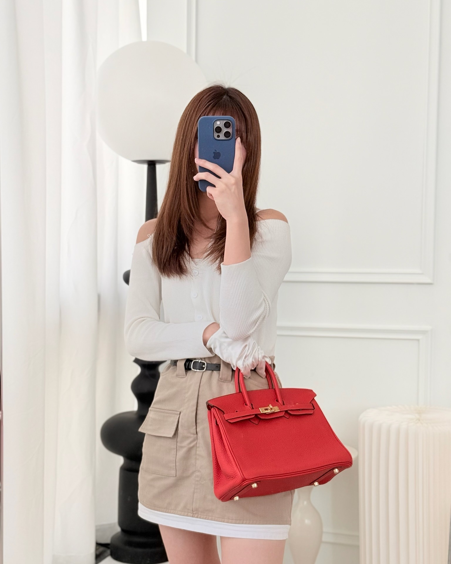 Hermès Birkin 25 Retourne Rouge Tomate S5 Togo
