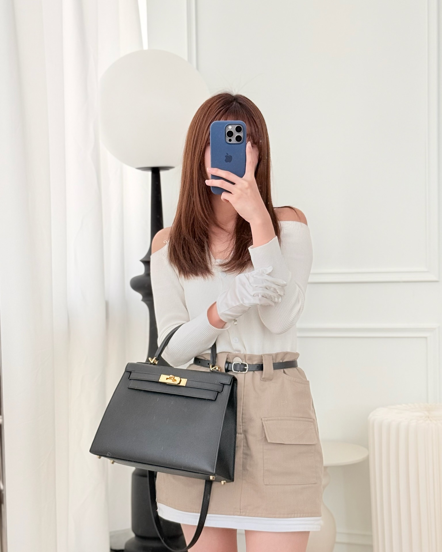 Hermès Kelly 28 Sellier Noir Black 89 Epsom