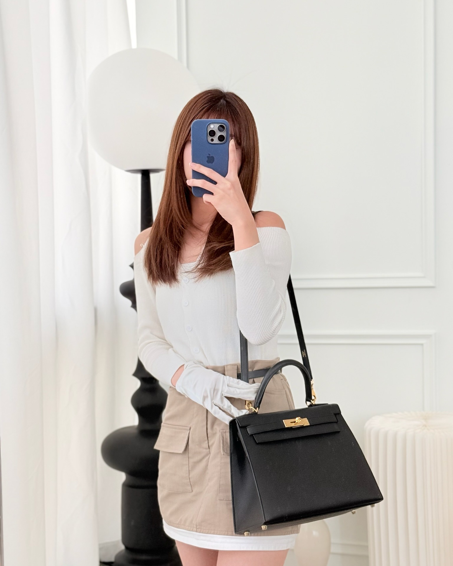 Hermès Kelly 28 Sellier Noir Black 89 Epsom