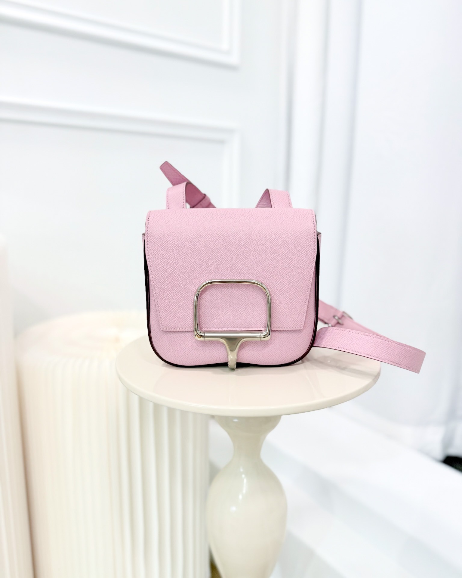 Hermès Della Cavalleria Mini Bag Mauve Sylvestre X9 Epsom