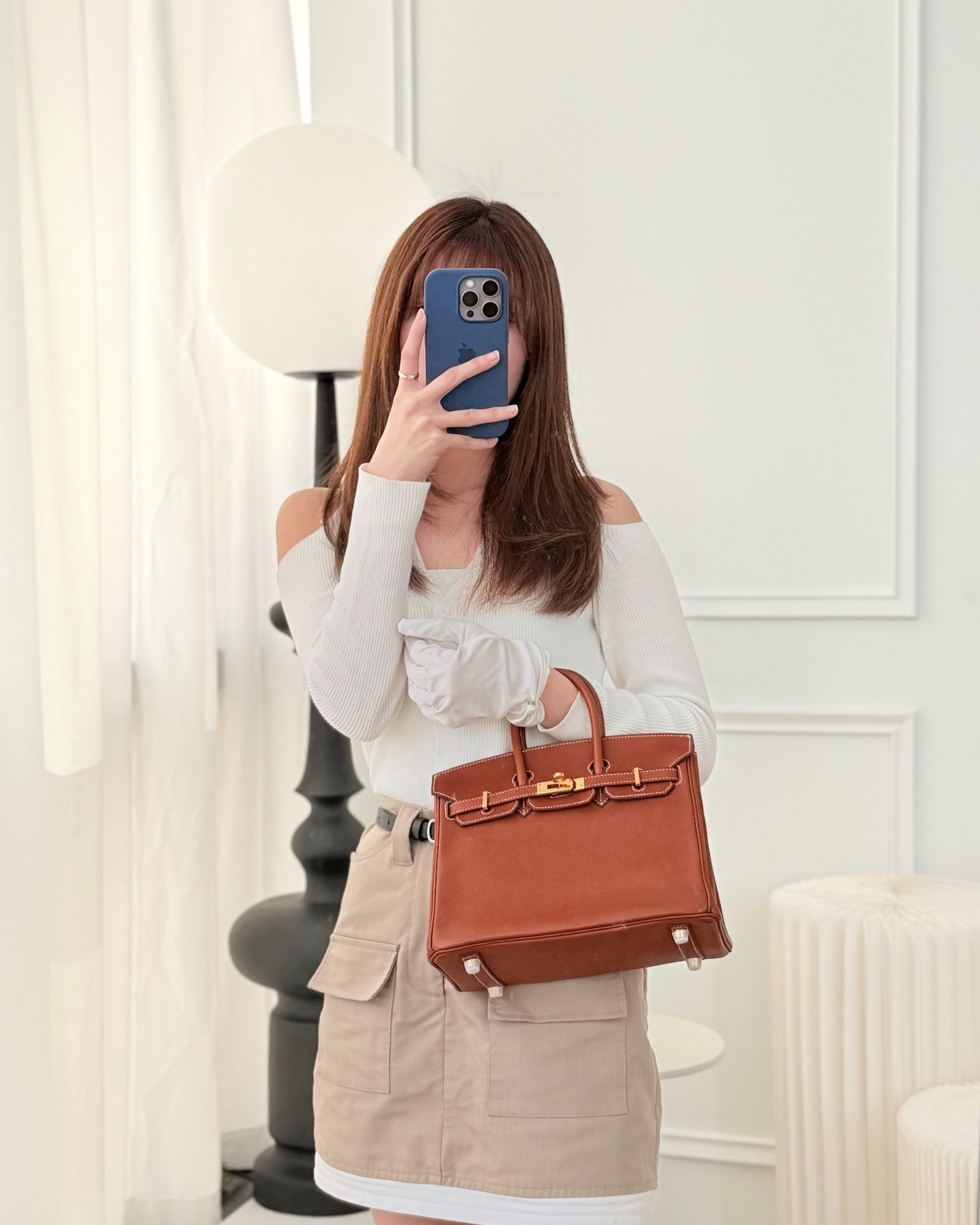 Hermès Birkin 25 Retourne Fauve 34 Barenia